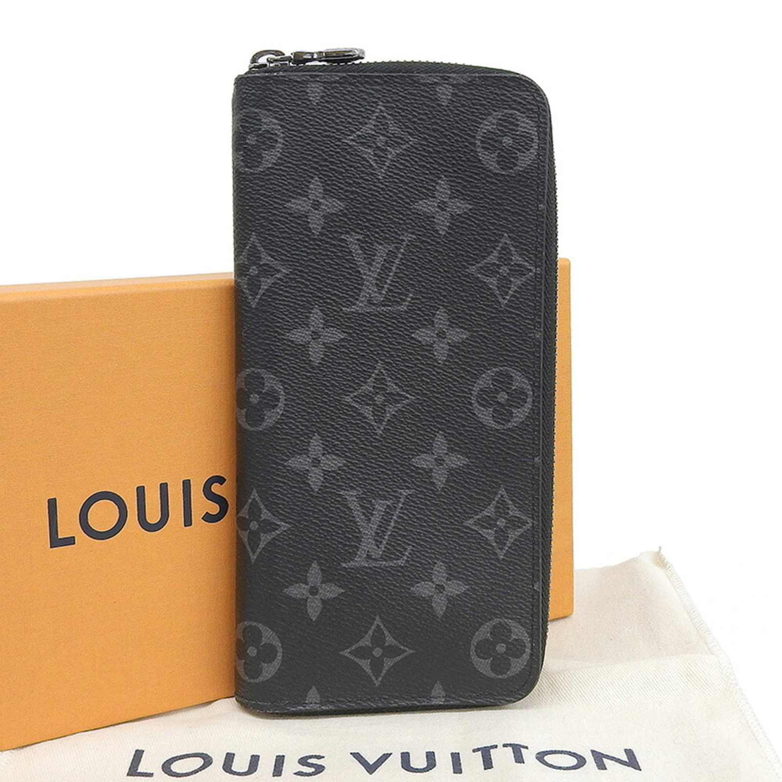 Monogram Eclipse Bi Fold Wallet Vuitton Louis: Monogram Eclipse Bi Fold Wallet Vuitton Louis Monogram Eclipse Bi Fold Wallet Vuitton Louis. This Long wallet features the iconic Monogram Eclipse design from Louis Vuitton, with a sleek bi-fold struc