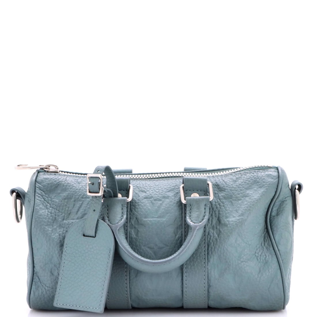 Louis Vuitton Keepall Bandouliere Bag Monogram Taurillon Leather 25: Louis Vuitton Keepall Bandouliere Bag Monogram Taurillon Leather 25 Blue Louis Vuitton Keepall Bandouliere Bag Monogram Taurillon Leather 25. This 25" bag features a classic bowler design with