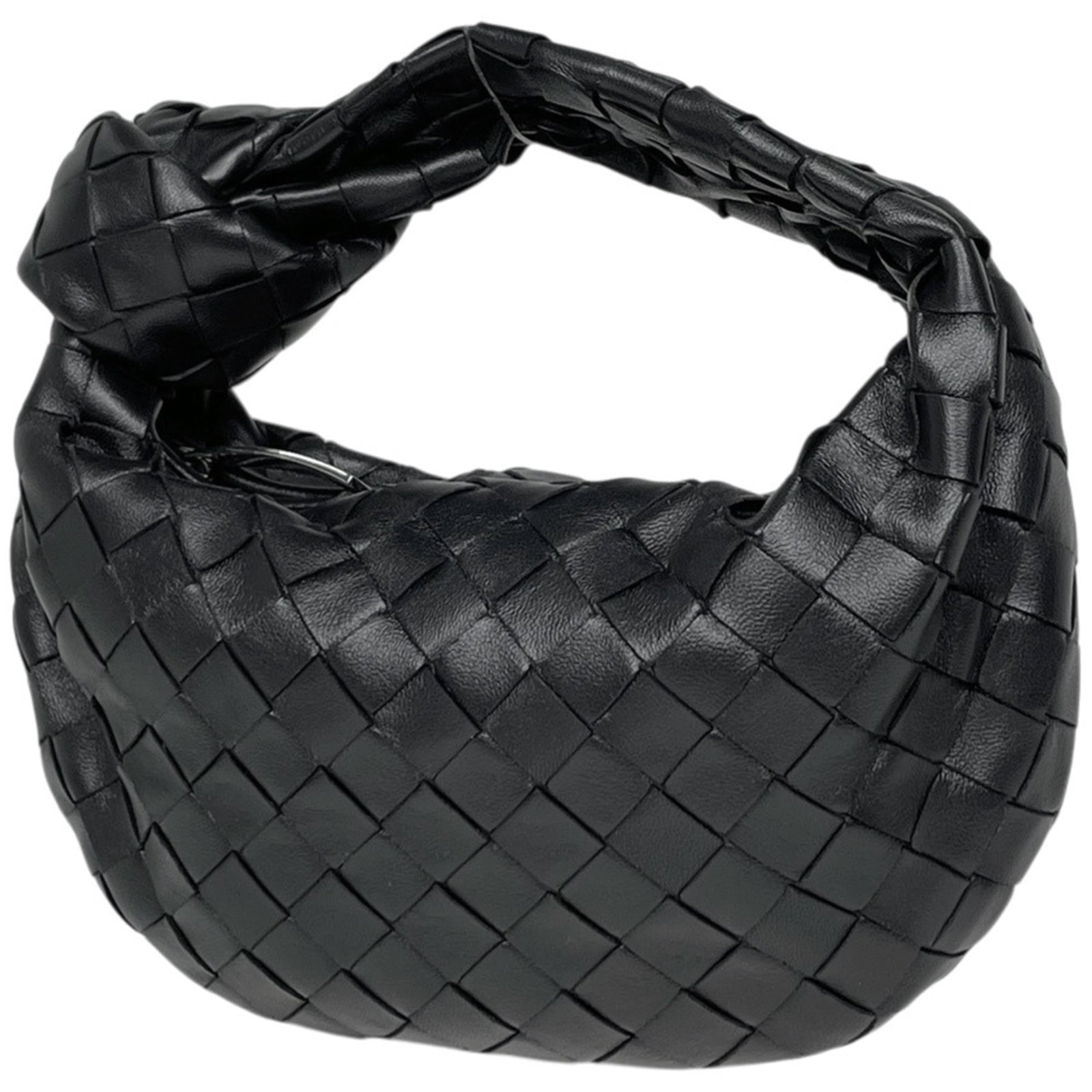 Bottega Veneta Handbag Intrecciato: Bottega Veneta Handbag Intrecciato Bottega Veneta's iconic Intrecciato handbag boasts sleek black hues and expertly woven intreccio patterns, creating a sophisticated and timeless design. Measuring