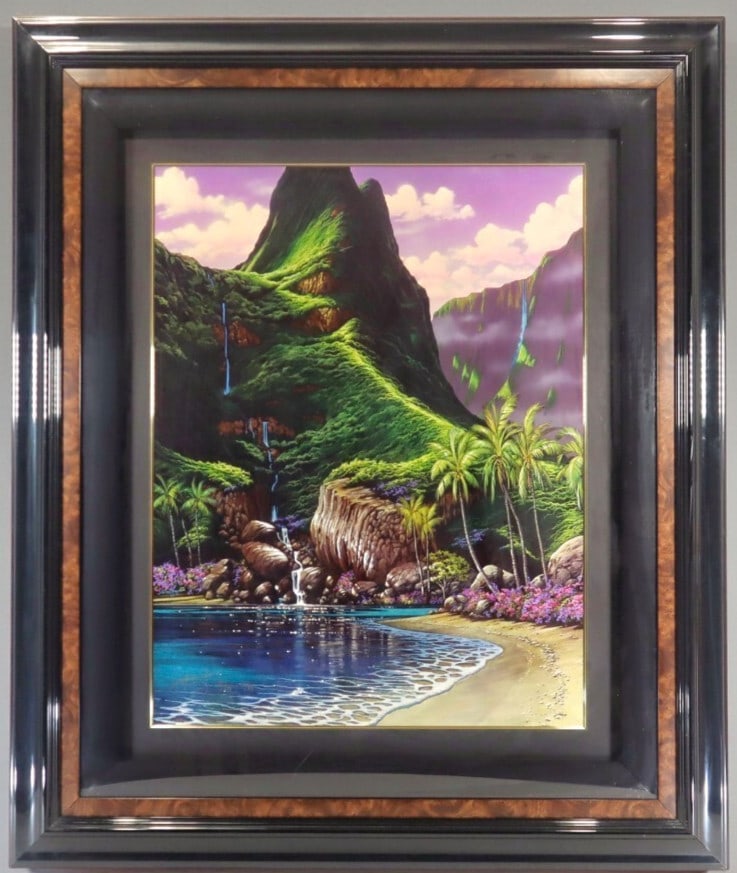Steven Power Passage to Heaven Large Signed Art Tropical Fantasy Landscape (1 of 10)