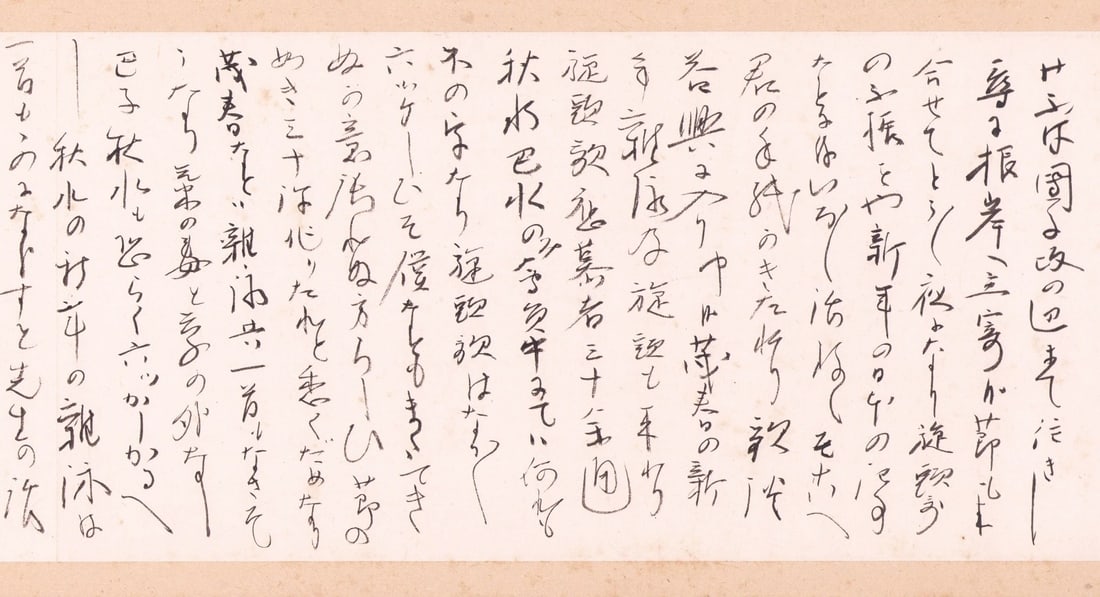 Meiji Tanka Poet Letter by Ito Sachio Antique Japanese Calligraphy Handscroll: Meiji Tanka Poet Letter by Ito Sachio Antique Japanese Calligraphy Handscroll Item Specifics: Artist: Ito Sachio Subject: Literature and Calligraphy Material: Ink on Paper Style: Japanese Year Of Prod