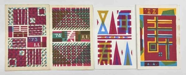 4pcs Akira Mabuchi Woodblock Print New Year Cards 1973 1982 Japanese Art: 4pcs Akira Mabuchi Woodblock Print New Year Cards 1973 1982 Japanese Art Item Specifics: Artist: Akira Mabuchi Subject: New Year Greeting Cards (Nengajo) Material: Paper Style: Japanese Year Of Produc