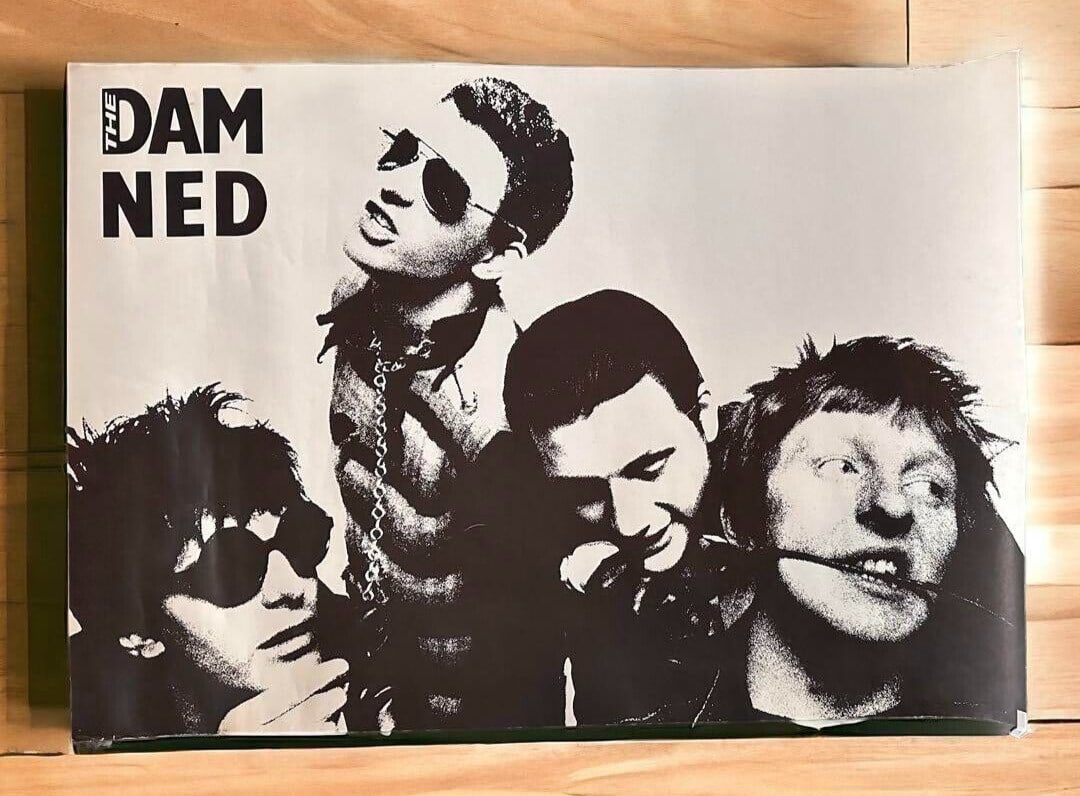 Damned neat stiff records promo punk rare new rose (1 of 2)