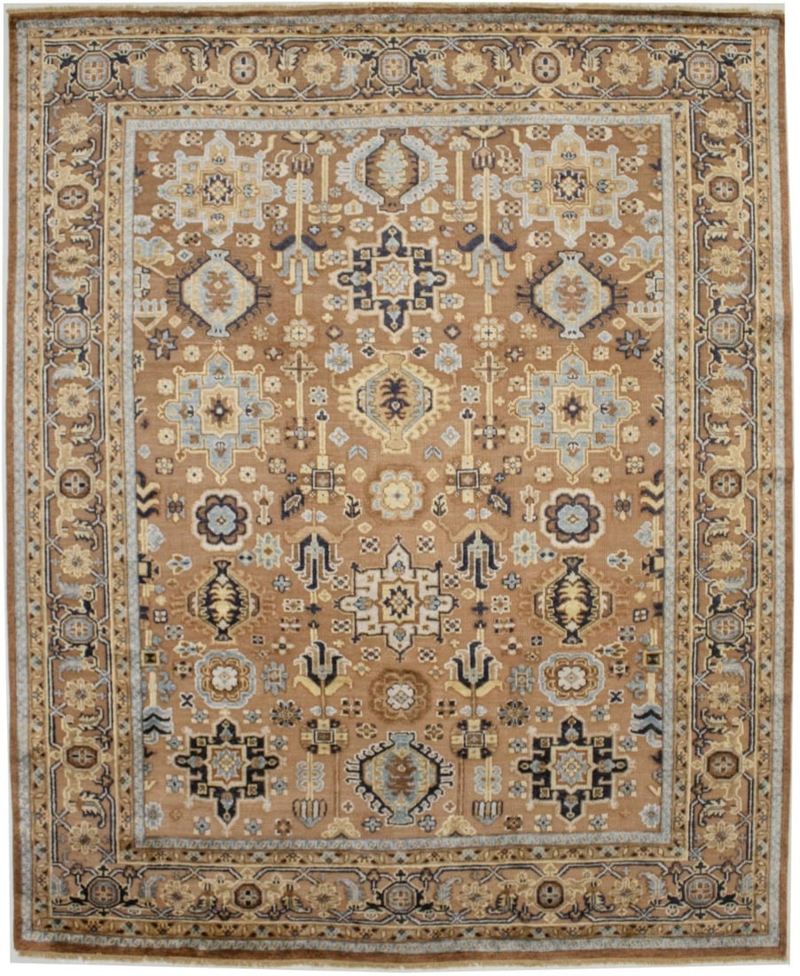 8X10 Tribal Oriental Rug Geometric Design High-Low Relief Home Decor Carpet Hand-Knotted: 8X10 Tribal Oriental Rug Geometric Design High-Low Relief Home Decor Carpet Hand-Knotted Hand-Knotted Wool Tribal Oriental Rug with Geometric Design. This 8'0 x 9'9 area rug features a unique high-low