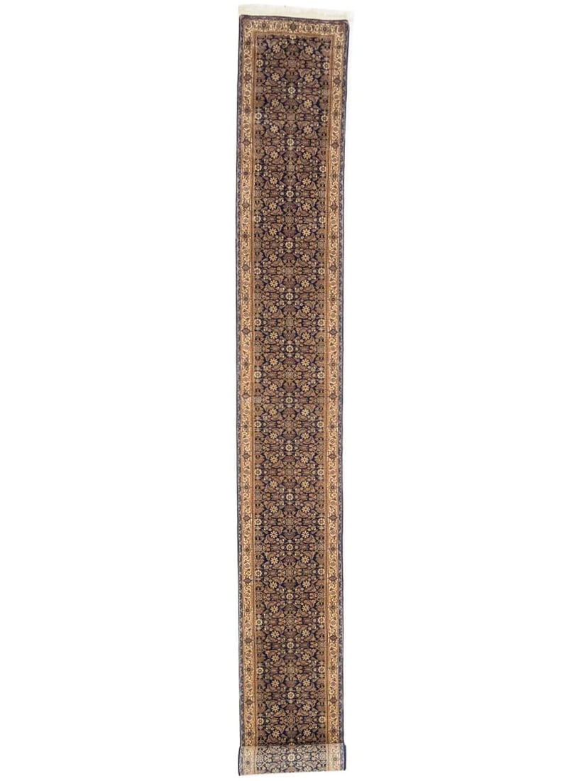 2'5 X 22'5 Ft Handmade Traditional Herati Floral Oriental Palatial Runner Rug Hand-Knotted (1 of 20)