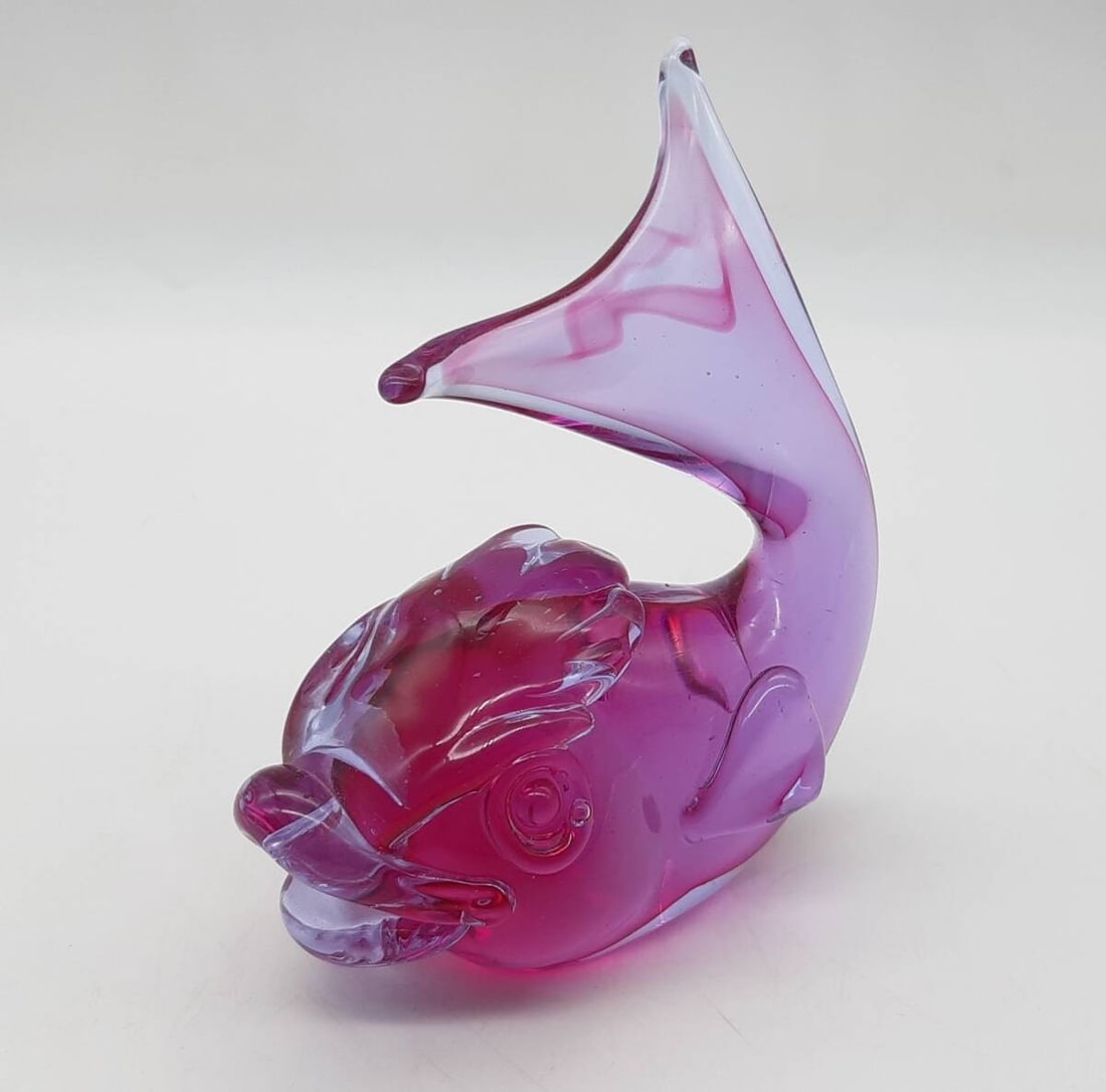 Rare Vintage Collectible Archimede Seguso Murano Glass Figurine Dolphin Whale: Rare Vintage Collectible Archimede Seguso Murano Glass Figurine Dolphin Whale Item Specifics: Origin: NA Antique: NA Signed By: NA Item Length: NA Vintage: NA Original/Licensed Reproduction: NA Item H