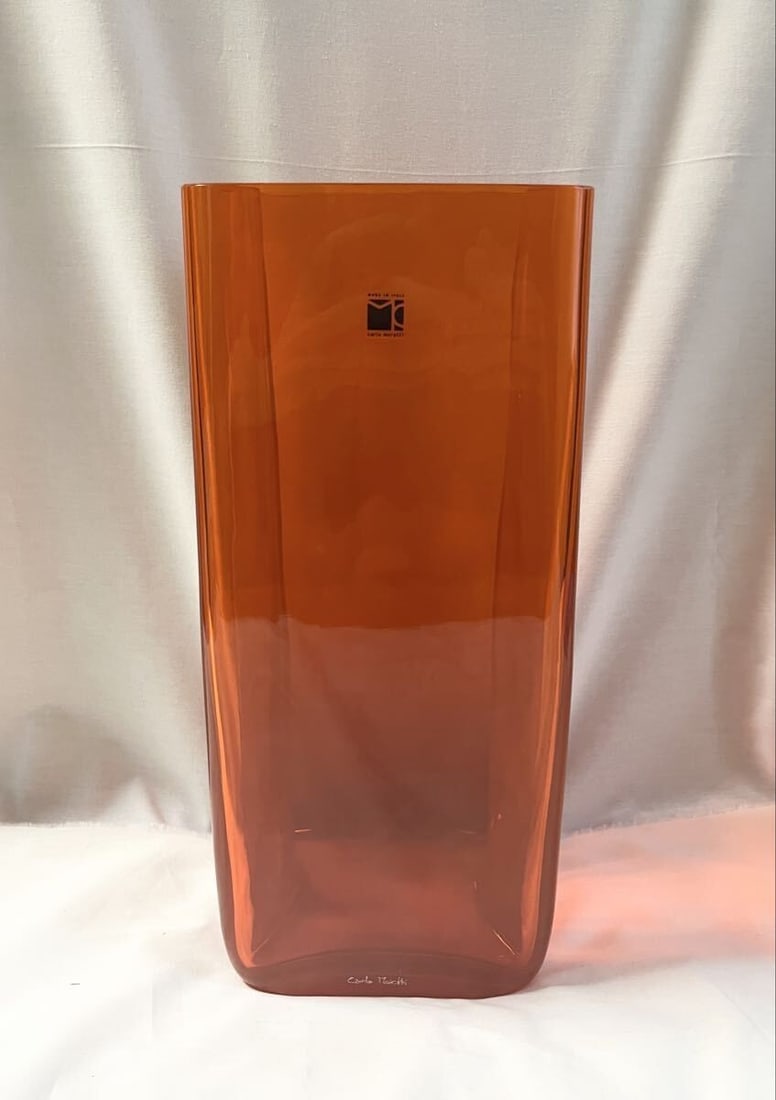 Carlo Moretti Murano Glass BORA Venetian Vase Flower Base Italy Interior Decor (1 of 8)
