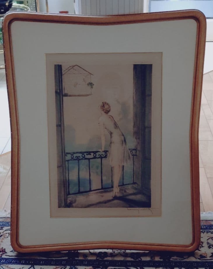 Art Deco Embossed Stamp Framed Signed Louis Icart 1927 Montmartre: Art Deco Embossed Stamp Framed Signed Louis Icart 1927 Montmartre Item Specifics: Artist: Lois Icart Unit Of Sale: Single Piece Image Orientation: Portrait Signed: Yes Period: Art Deco (1920-1940) Tit