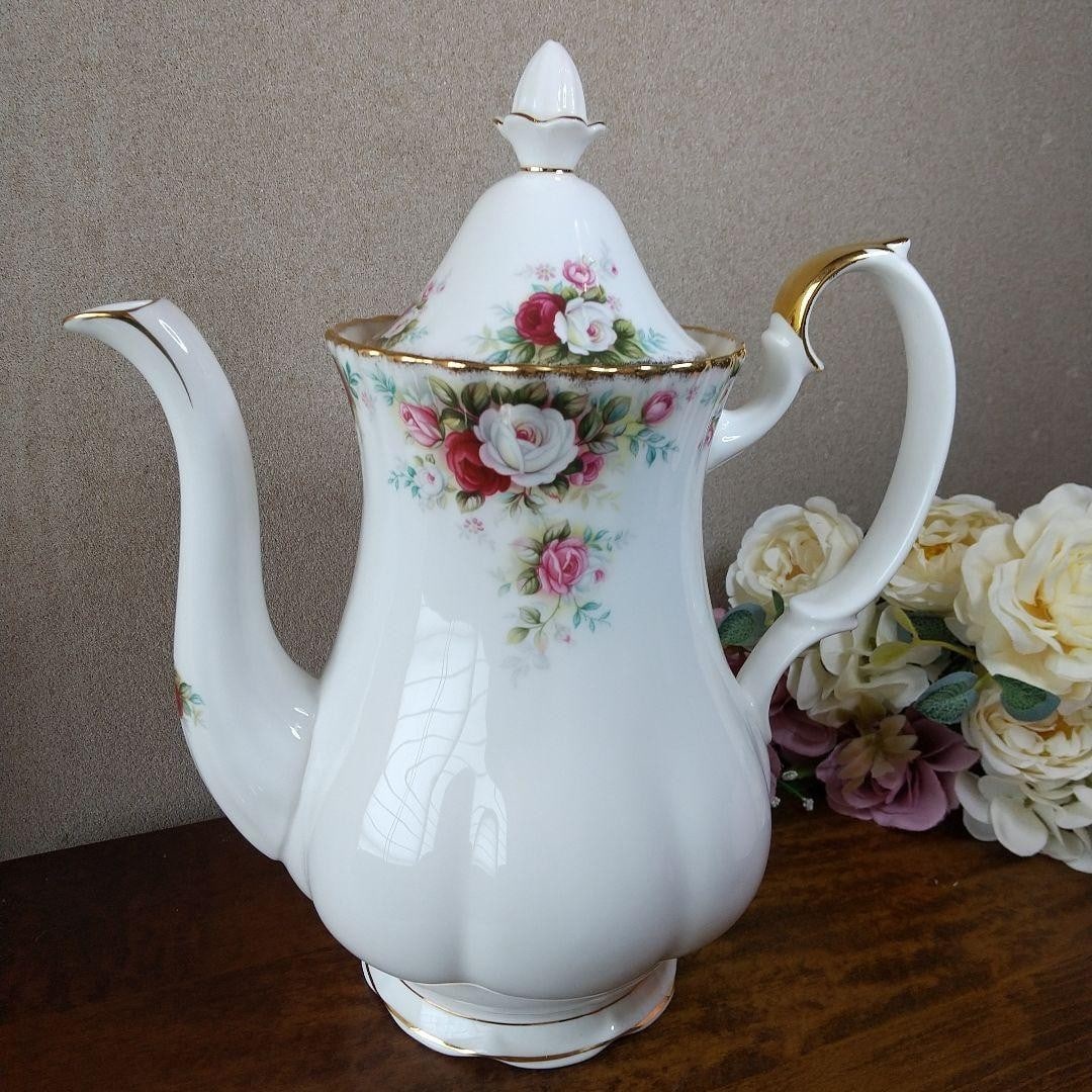Royal Albert Celebration Coffee Pot Rare Bone China Teaware Tableware: Royal Albert Celebration Coffee Pot Rare Bone China Teaware Tableware Item Specifics: Brand: Royal Albert Product Disclaimer: Measurements approximate; colors may vary due to lighting. While we strive