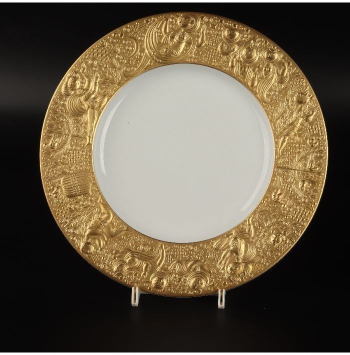 Rosenthal The Magic Flute Gold Plate 8.7in Porcelain Germany Collectible Plate (1 of 9)