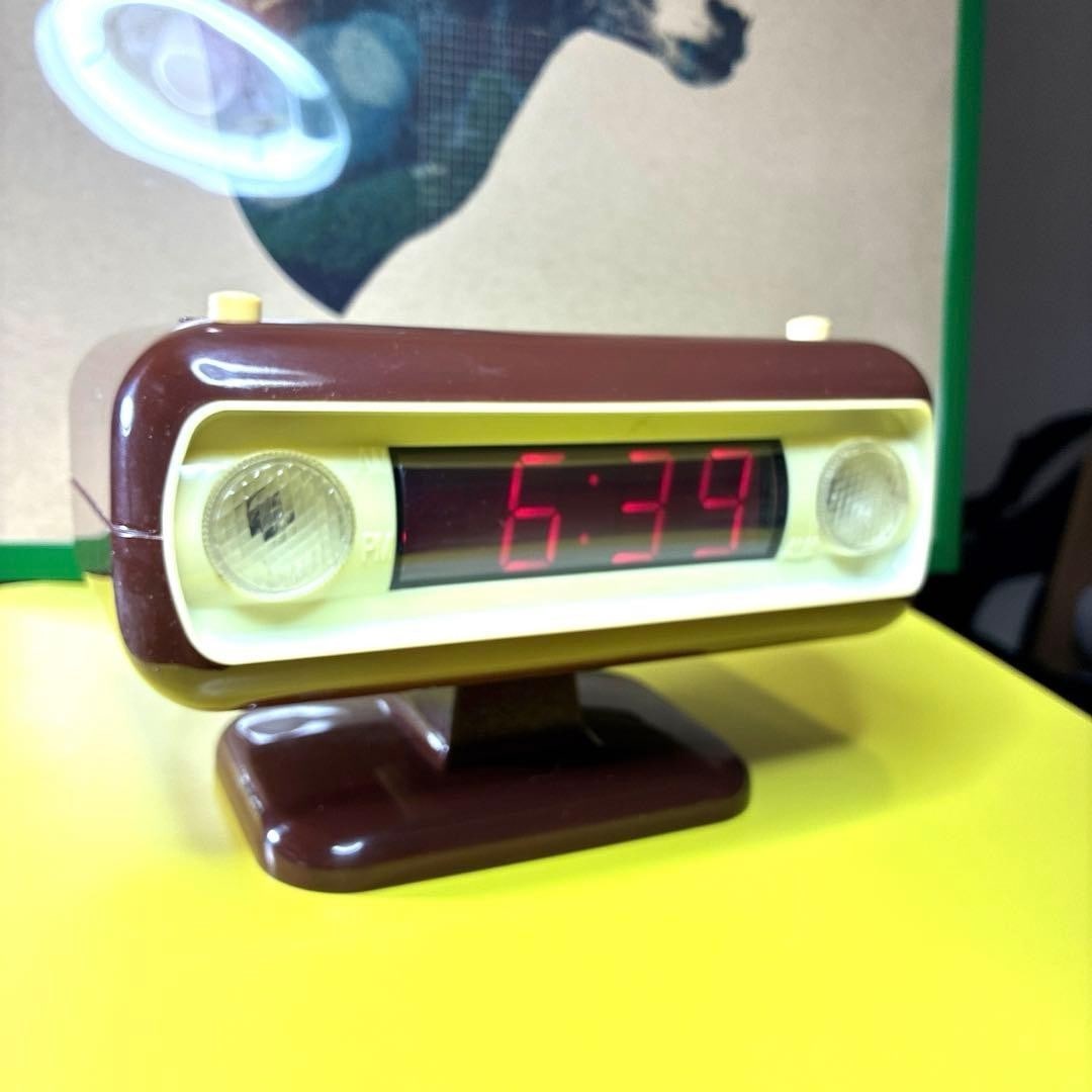 Dulton LED Alarm Clock Retro Desk Clock Light Working Japan Mid Century Vintage (1 of 8)