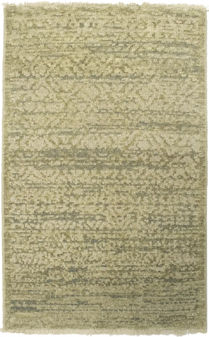 Transitional Abstract Oriental Rug Modern Wool Carpet Bathroom Kitchen 2X3 Ft Hand-Knotted: Transitional Abstract Oriental Rug Modern Wool Carpet Bathroom Kitchen 2X3 Ft Hand-Knotted Hand-Knotted Turkish Wool Abstract Rug in Modern Style, 2'0 x 3'2 Ft. This beautifully crafted rug features a