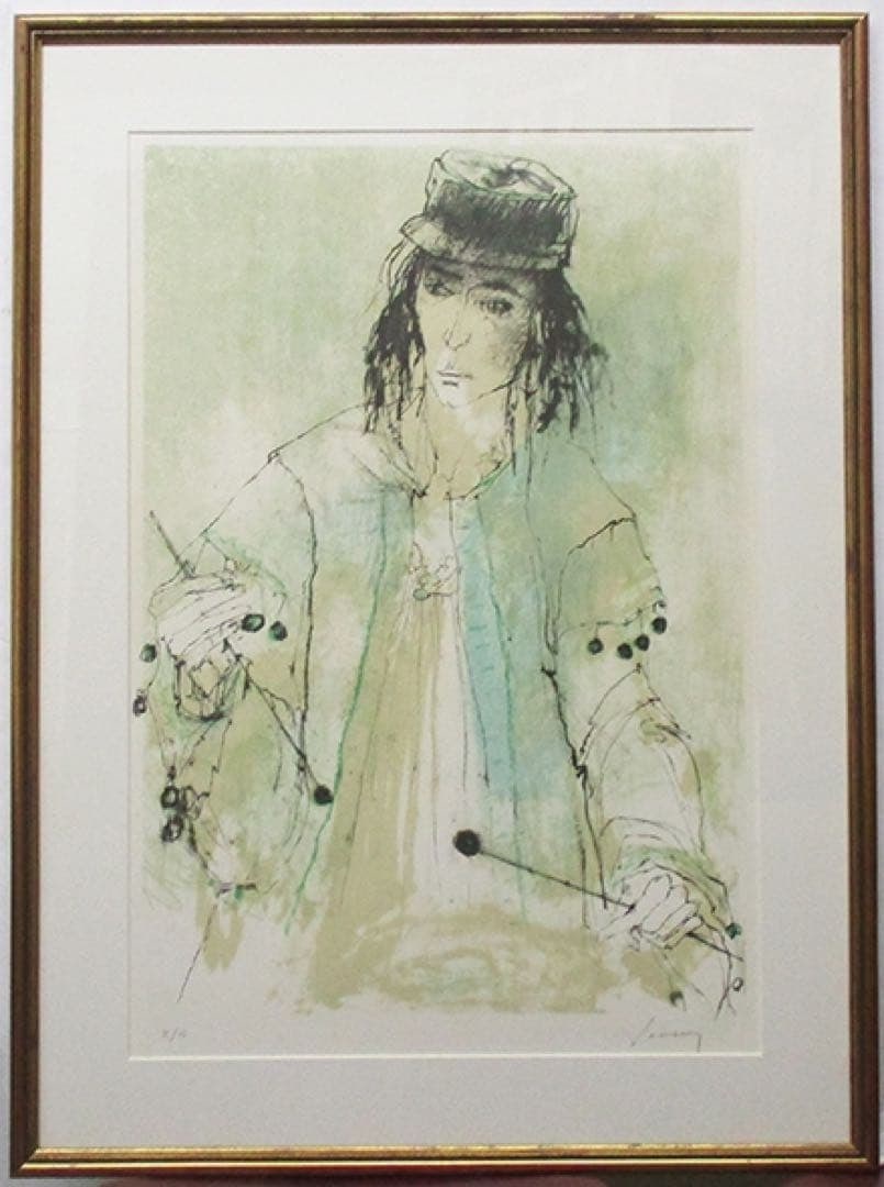 Jansem Veronique Reclining Lithograph 1984 Signed ED 92/ 150 (1 of 10)