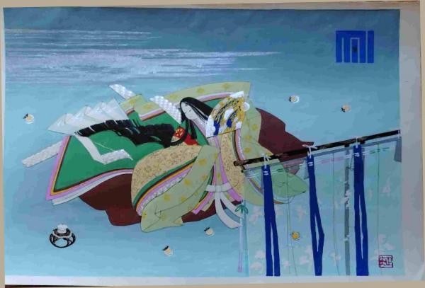 Japanese Woodblock Print Genji Monogatari Firefly Yamada Shoin Showa Era: Japanese Woodblock Print Genji Monogatari Firefly Yamada Shoin Showa Era Item Specifics: Artist: Yamada Shoin (Publisher) Subject: The Tale of Genji (Hotaru / Firefly Chapter) Material: Paper Style: J