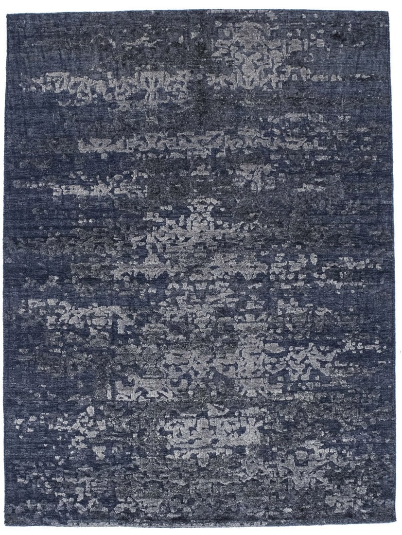 6X8 Ft Handmade Bas-Relief Distressed Area Rug Abstract Modern Home Decor Carpet Hand-Knotted: 6X8 Ft Handmade Bas-Relief Distressed Area Rug Abstract Modern Home Decor Carpet Hand-Knotted Hand-carved and hand-knotted, this 6x8 ft abstract modern area rug boasts an intricate design created thro