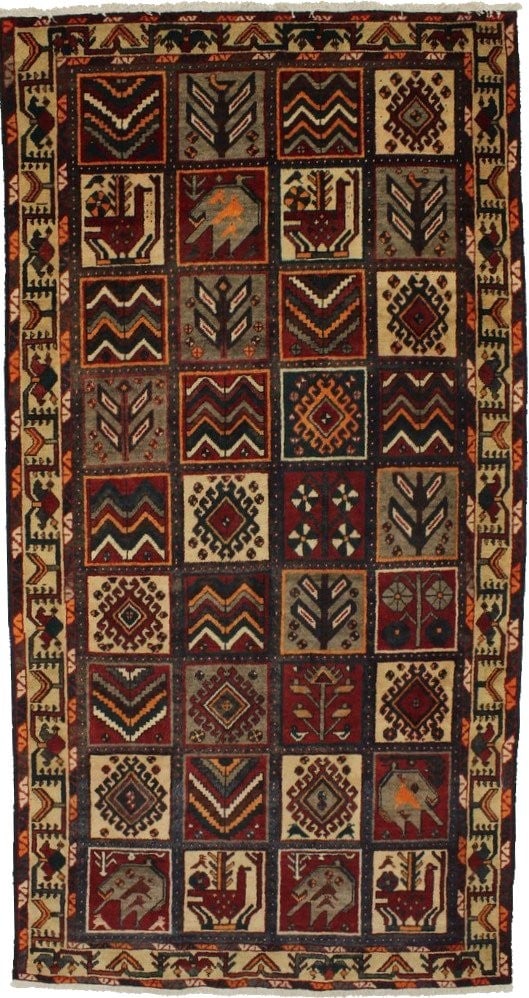 10'0X5'1 Ft Handmade Vintage Oriental Rug Rare Garden Birds Design Carpet Decor Hand-Knotted: 10'0X5'1 Ft Handmade Vintage Oriental Rug Rare Garden Birds Design Carpet Decor Hand-Knotted 10'0" x 5'1" Handmade Vintage Oriental Rug - Rare Garden Birds Design Carpet Decor.This hand-knotted, handm
