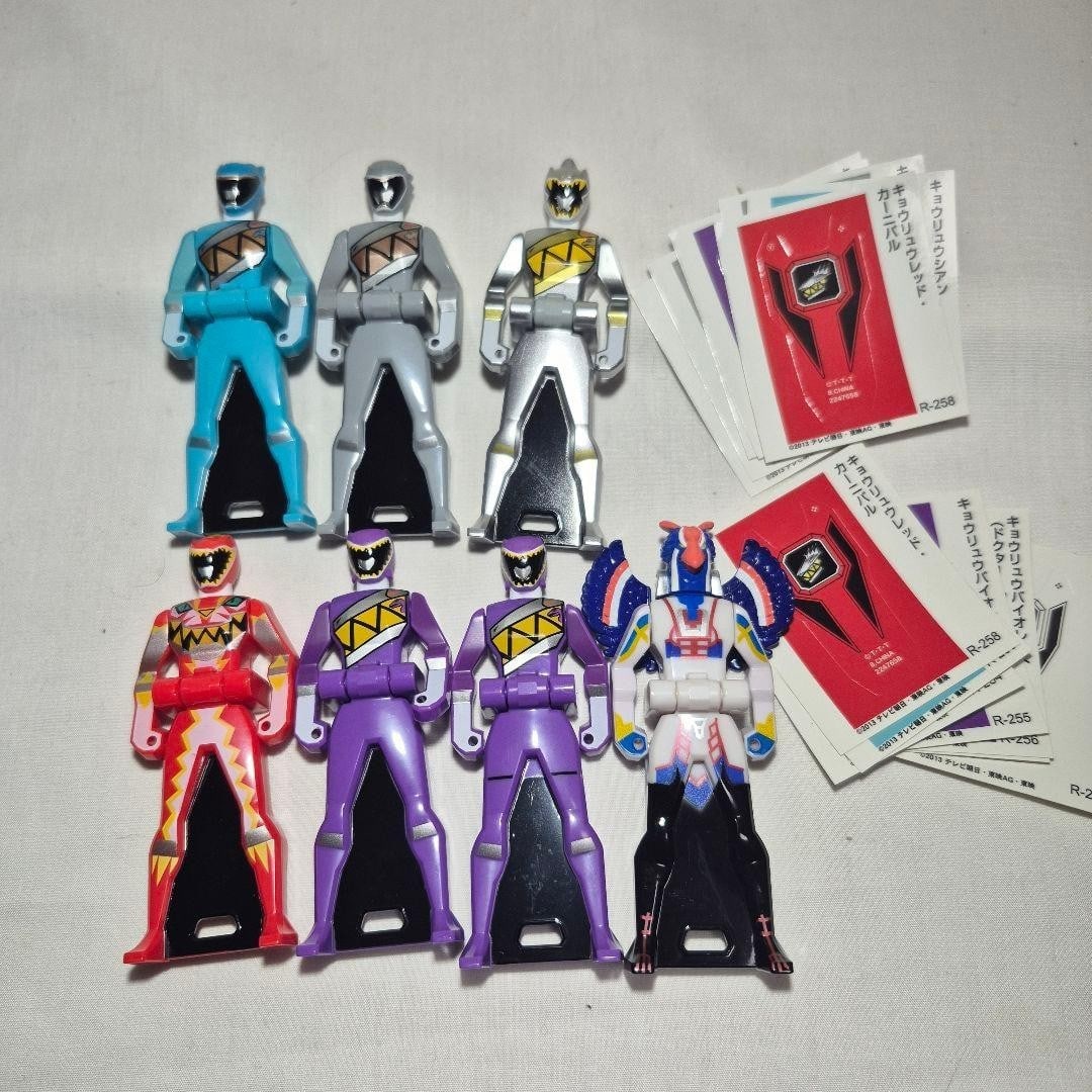 Ranger Key Kyoryuger Gokaiger Power Rangers Unused Toy Collection Set Rare (1 of 9)