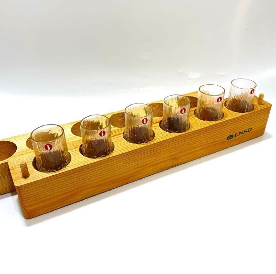 Iittala Niva Shot Glass Set of 6 H 2.9in Tapio Wirkkala Design Finland Glassware (1 of 6)