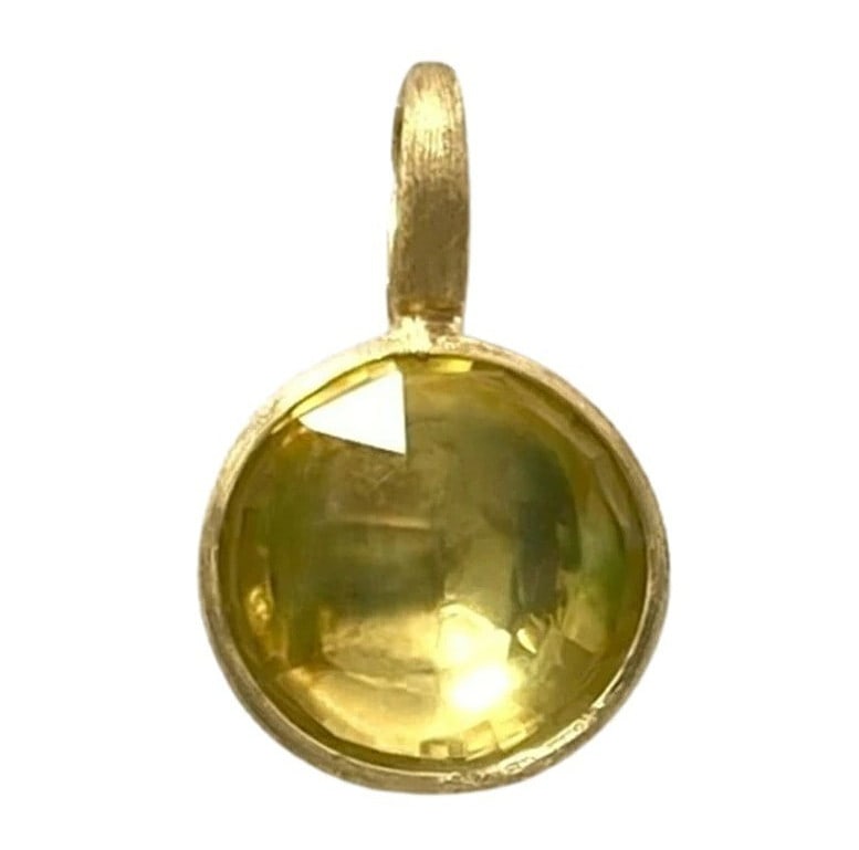 Yellow Gold 18k Citrine Necklace Marco Bicego Pendant Charm No Chain Top: Yellow Gold 18k Citrine Necklace Marco Bicego Pendant Charm No Chain Top Item Specifics: Pendant Shape: Round Main Stone Creation: Natural Occasion: Anniversary Birthday Christmas Engagement Graduatio