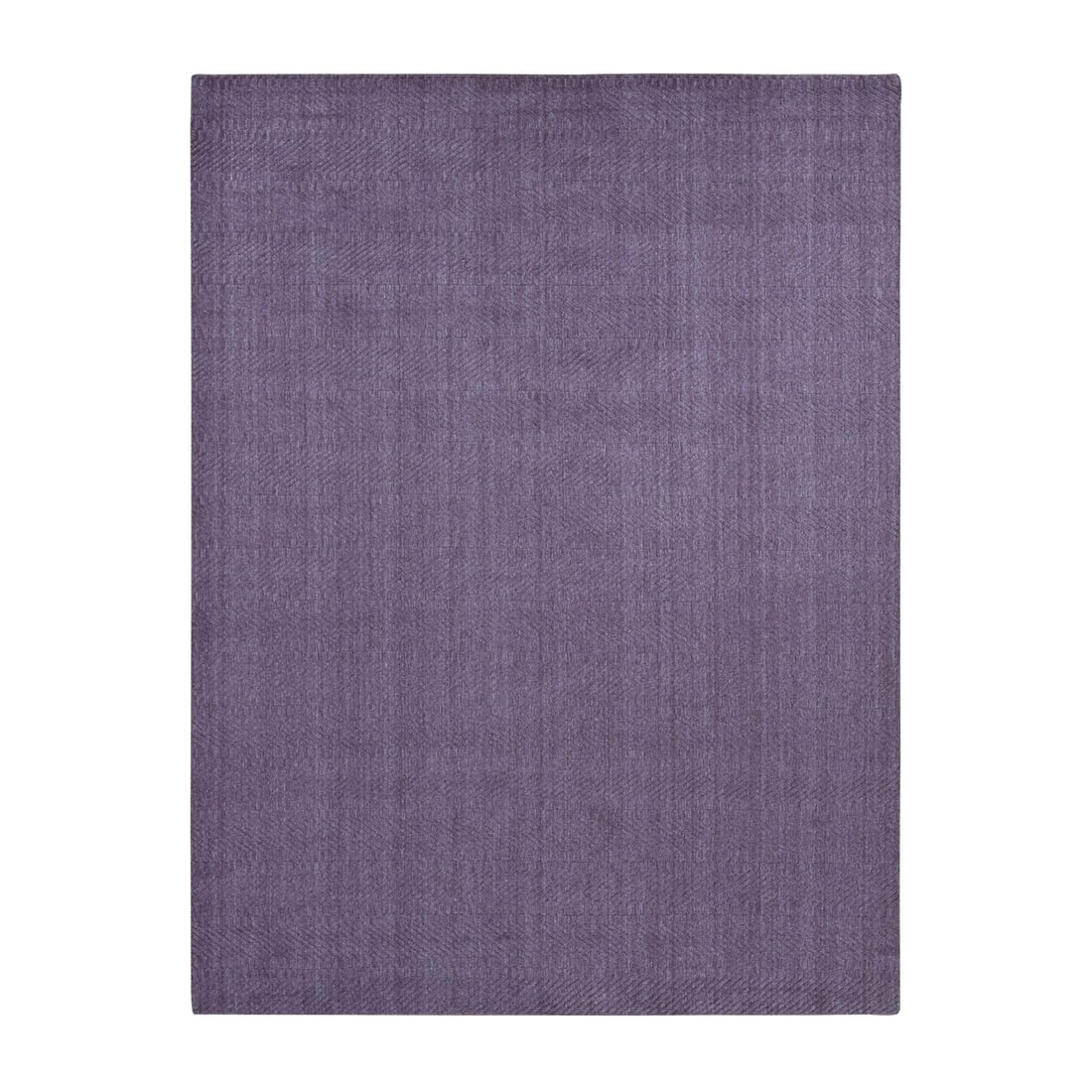 8'x10'1" Liserian Purple Hand Loomed Pure Wool Tone on Tone Oriental Rug: 8'x10'1" Liserian Purple Hand Loomed Pure Wool Tone on Tone Oriental Rug This stunning 8'0" x 10'1" hand loomed pure wool tone on tone Oriental rug boasts a rich, deep purple field color that sets the