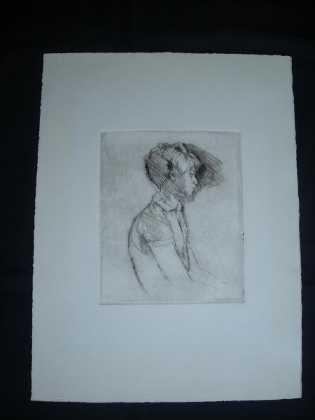 Ryohei Koiso Original Etching Print Female Student Unsigned Proof Art: Ryohei Koiso Original Etching Print Female Student Unsigned Proof Art Item Specifics: Artist: Ryohei Koiso Subject: Fine Art Material: Paper Style: Japanese Size: 37.5 x 28 cm Product Disclaimer: Plea