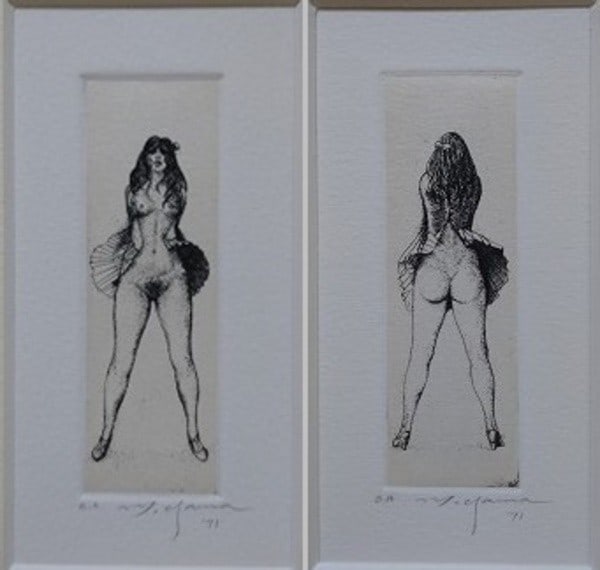 Mutsumi Yamamoto 1971 Copperplate Engraving Signed EA Set The Dead I II Print: Mutsumi Yamamoto 1971 Copperplate Engraving Signed EA Set The Dead I II Print Item Specifics: Artist: Mutsumi Yamamoto Subject: Japanese print Material: Paper Style: Japanese Size: 26.7 x 22.5 cm Year