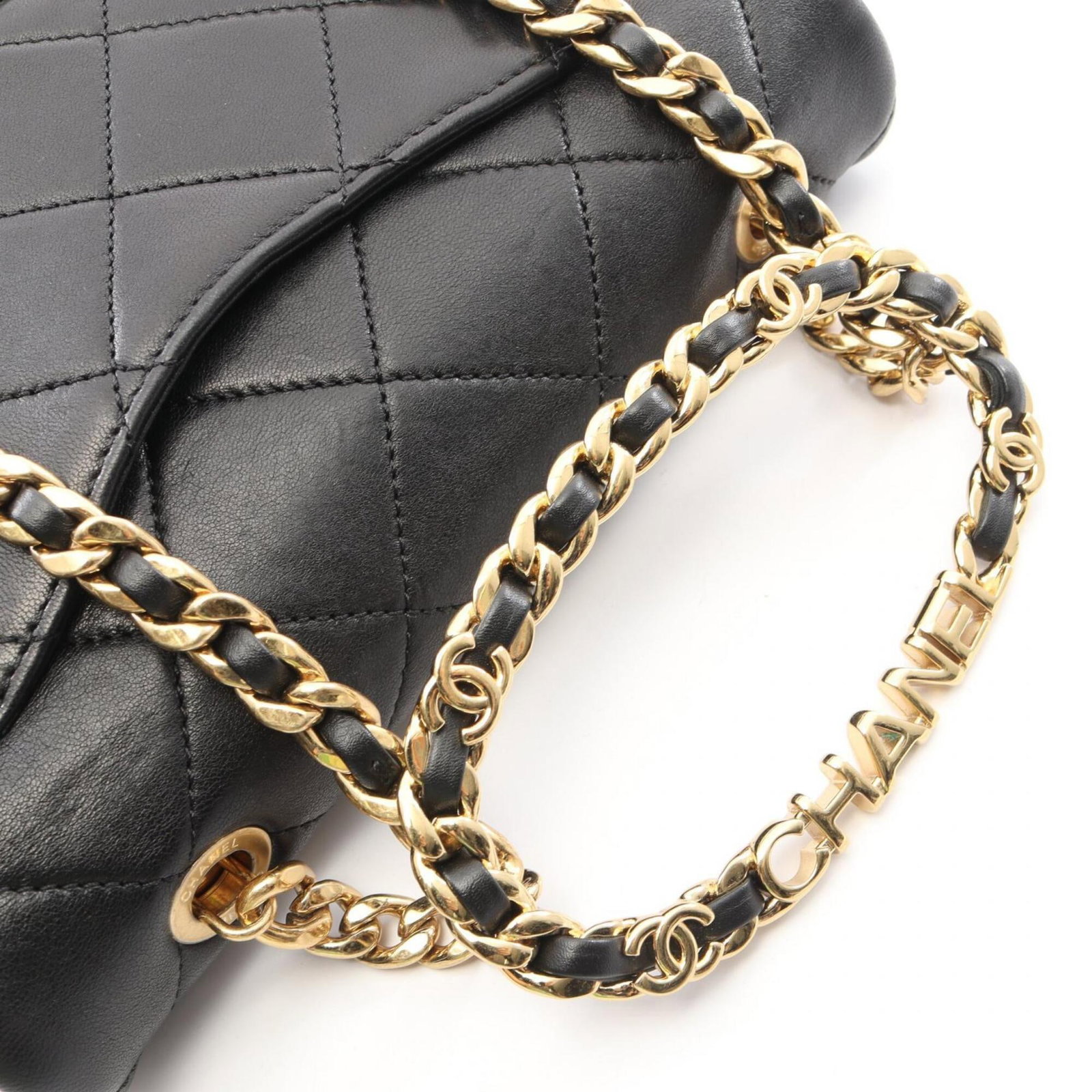 Handbag Shoulder Leather Bag Chanel - 11