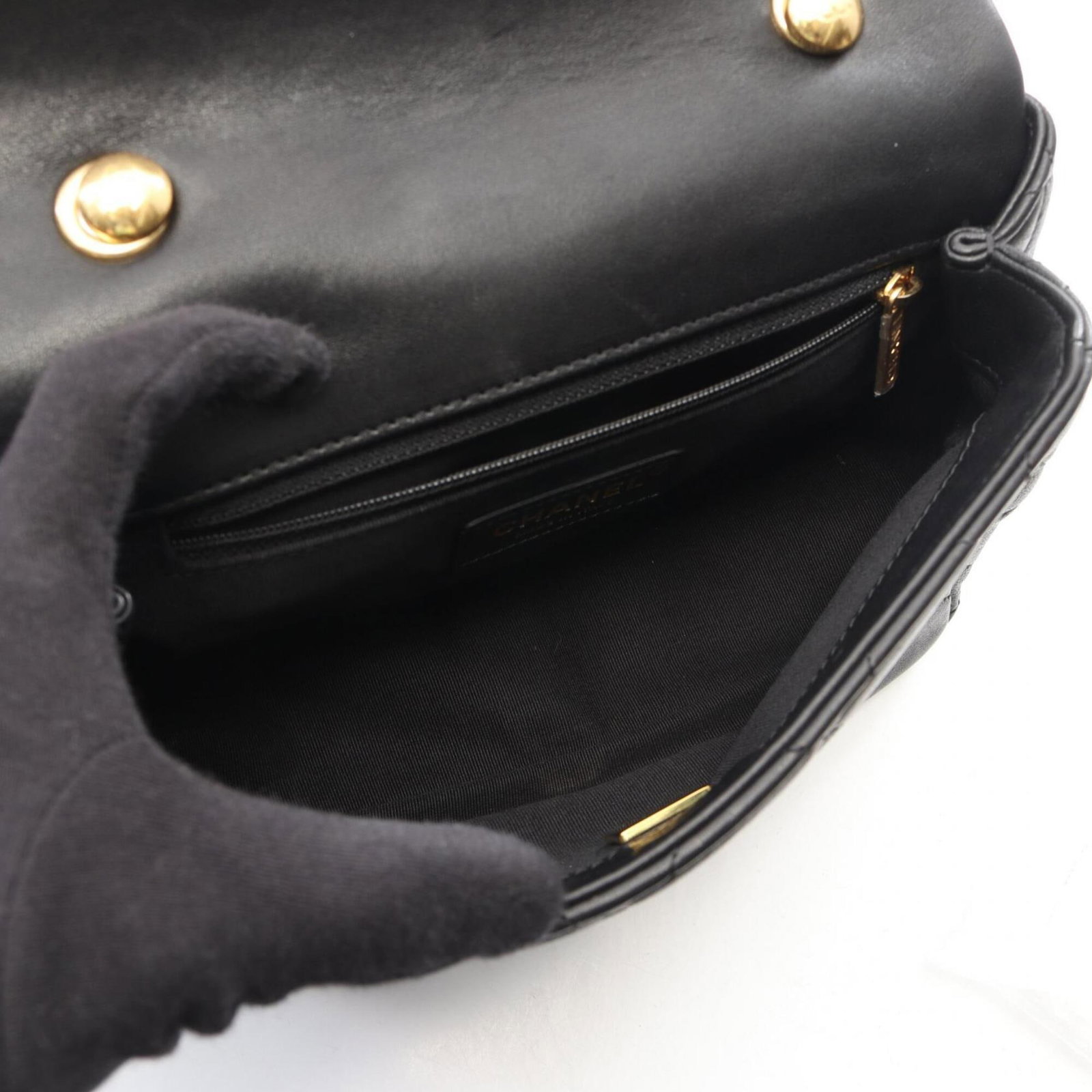 Handbag Shoulder Leather Bag Chanel - 3