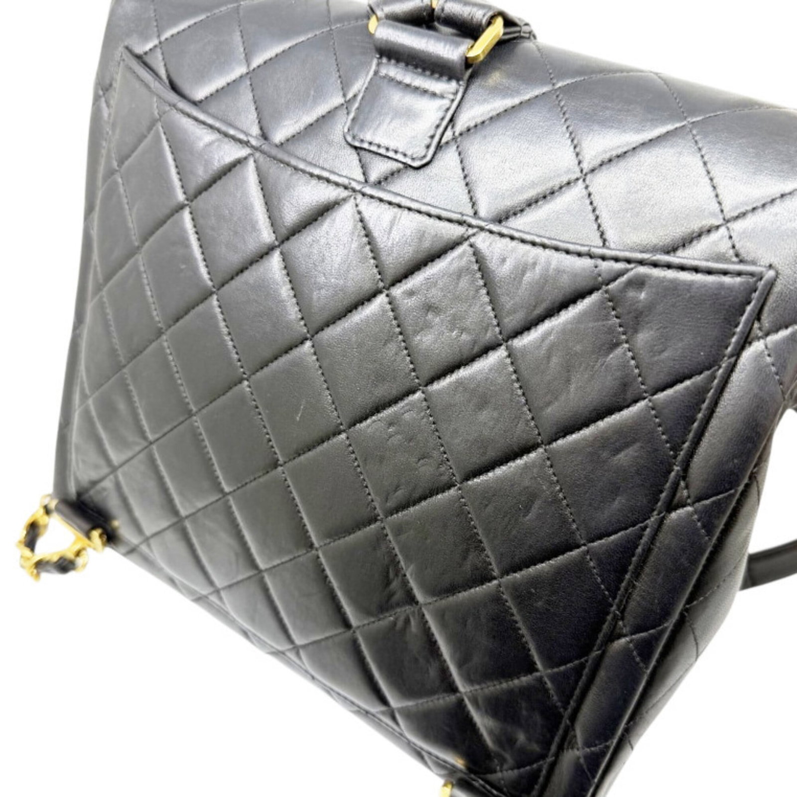 Leather Backpack By Chanel - 10