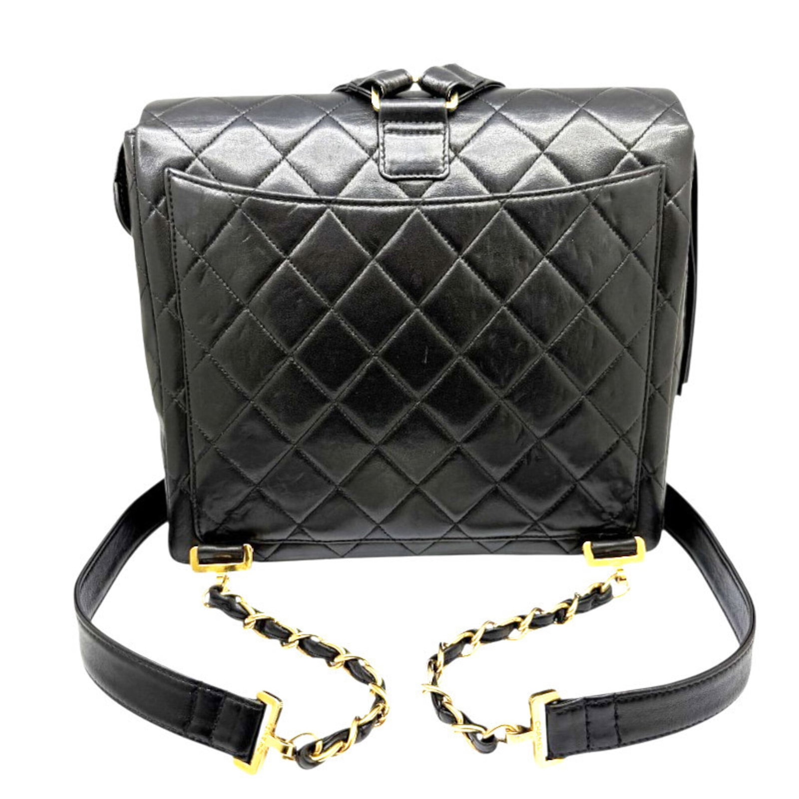 Leather Backpack By Chanel - 2