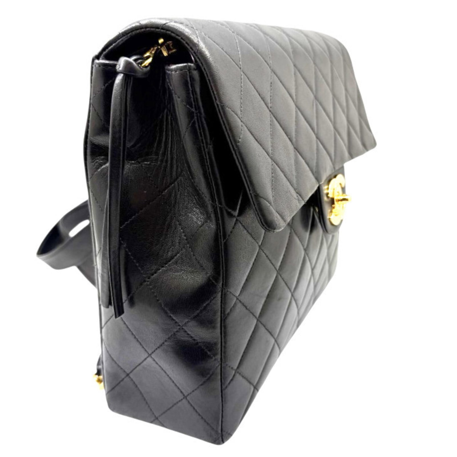 Leather Backpack By Chanel - 3
