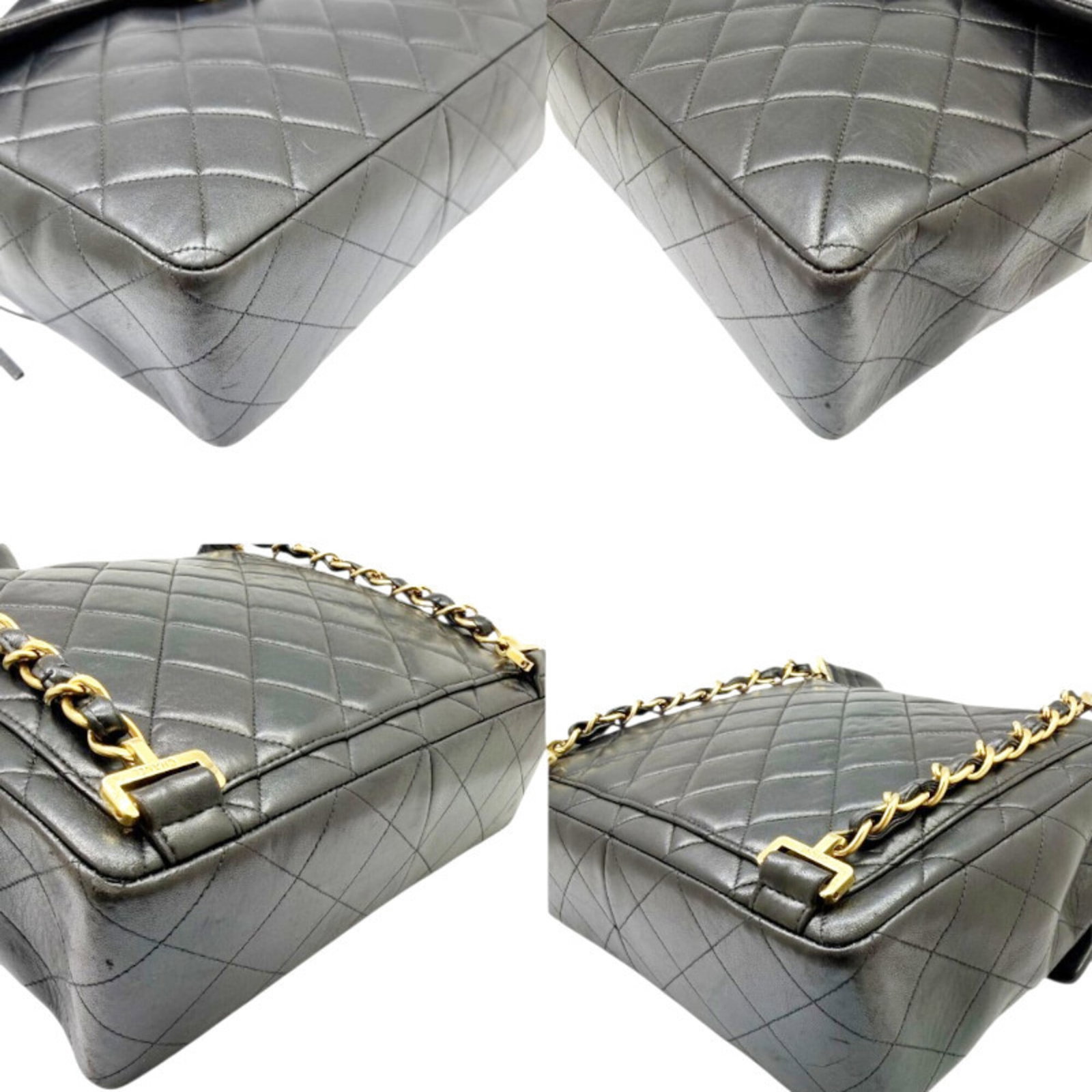 Leather Backpack By Chanel - 6
