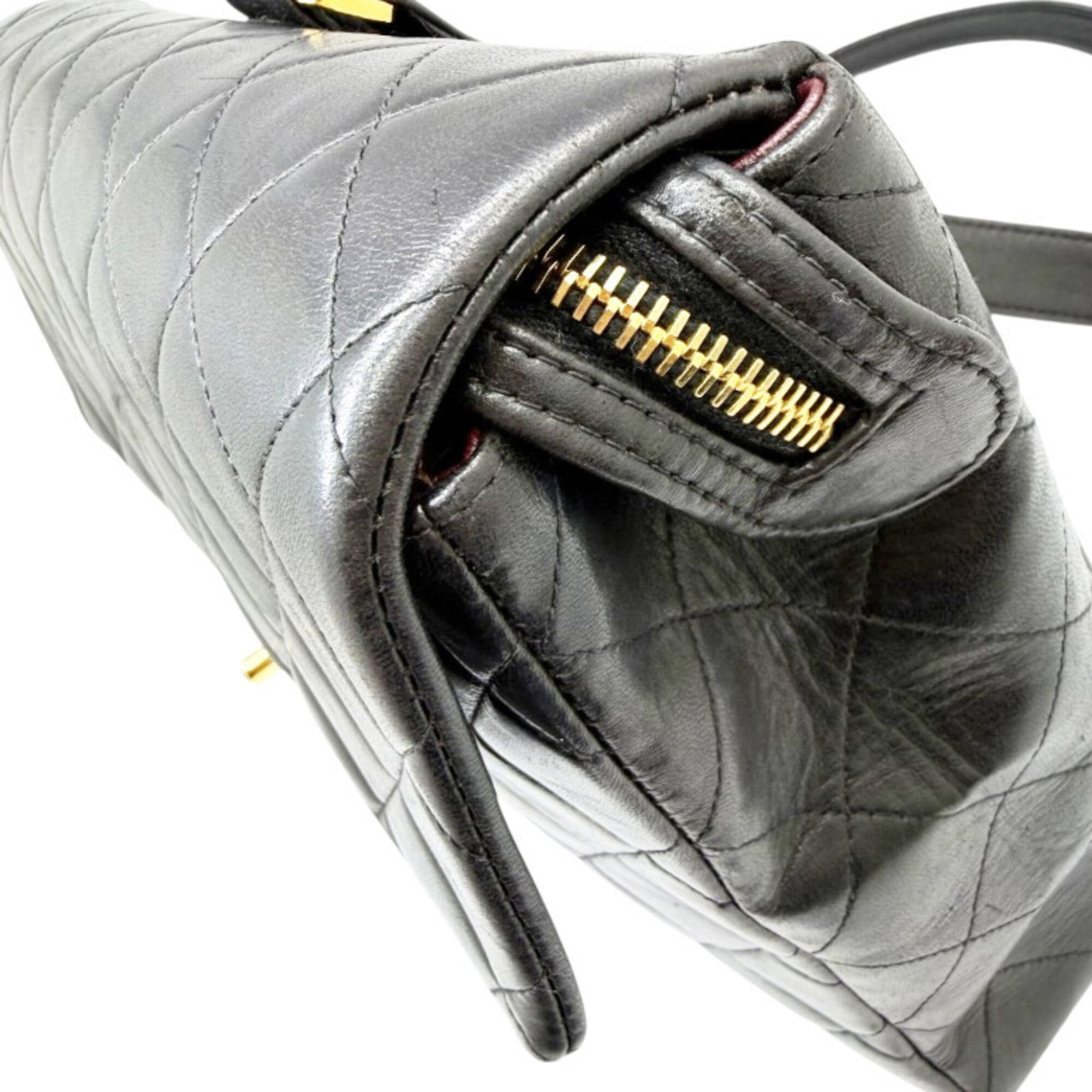 Leather Backpack By Chanel - 9