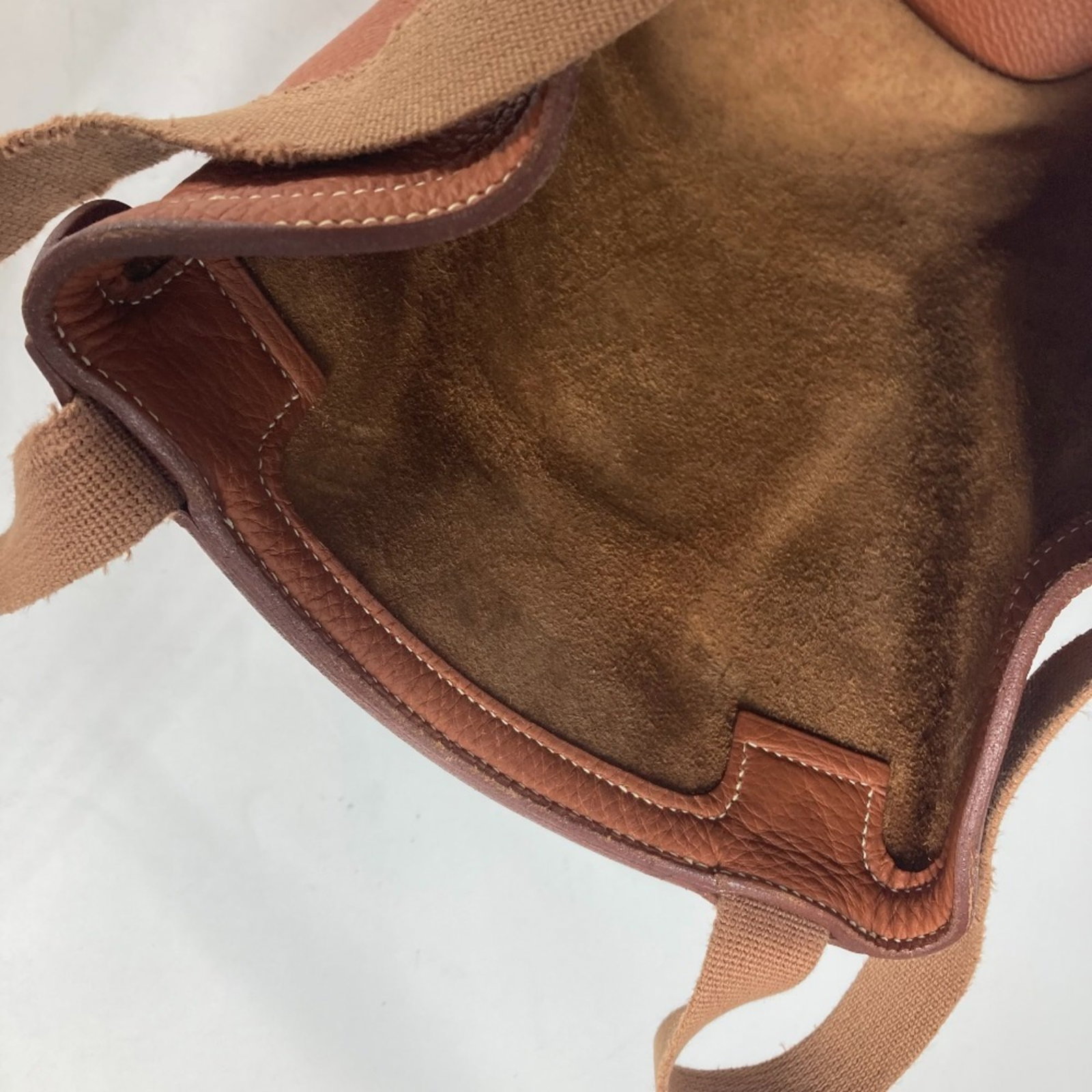 Hermes Leather Backpack - 12