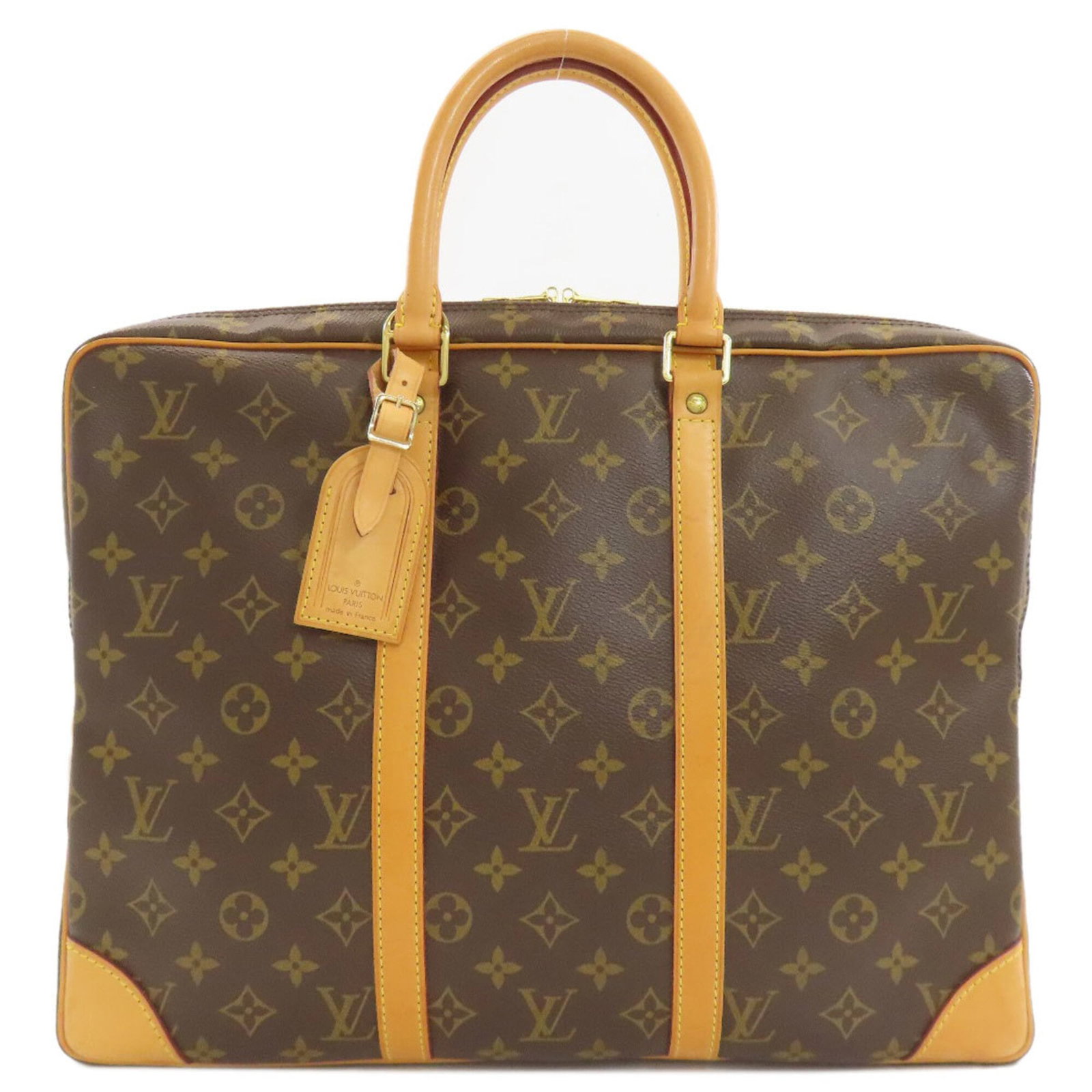 Canvas Briefcase Monogram Vuitton Louis: Canvas Briefcase Monogram Vuitton Louis Canvas Briefcase Monogram Vuitton Louis. This Louis Vuitton briefcase boasts the iconic monogram canvas design in rich brown, adding a touch of timeless