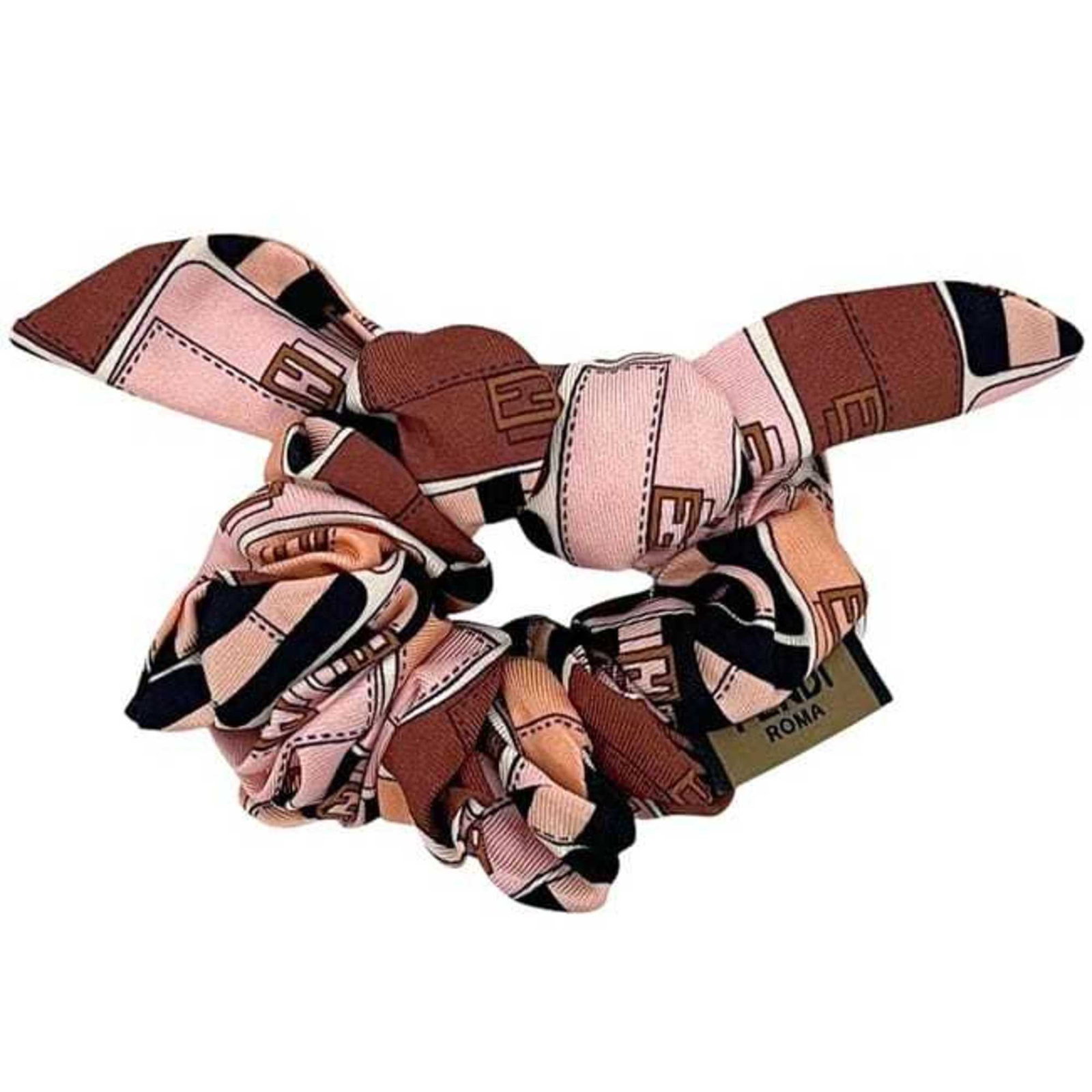 Fendi silk scrunchie - 4
