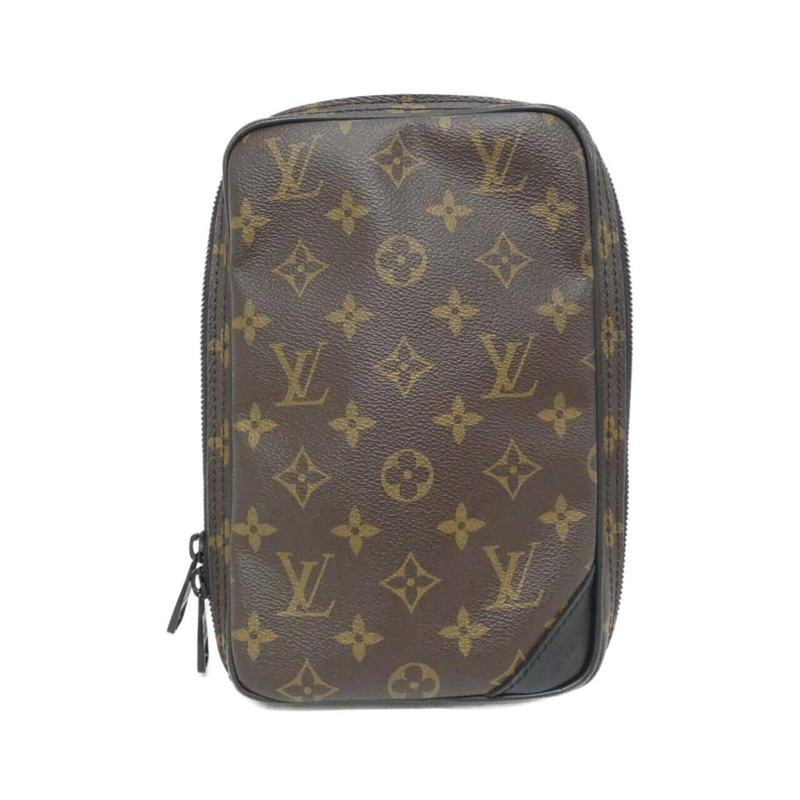 Louis Vuitton Shoulder Bag Coated Canvas: Louis Vuitton Shoulder Bag Coated Canvas Coated canvas construction provides durability and style to the Louis Vuitton shoulder bag. Measuring 24cm x 16cm x 5cm, it features a sleek black or brown fin