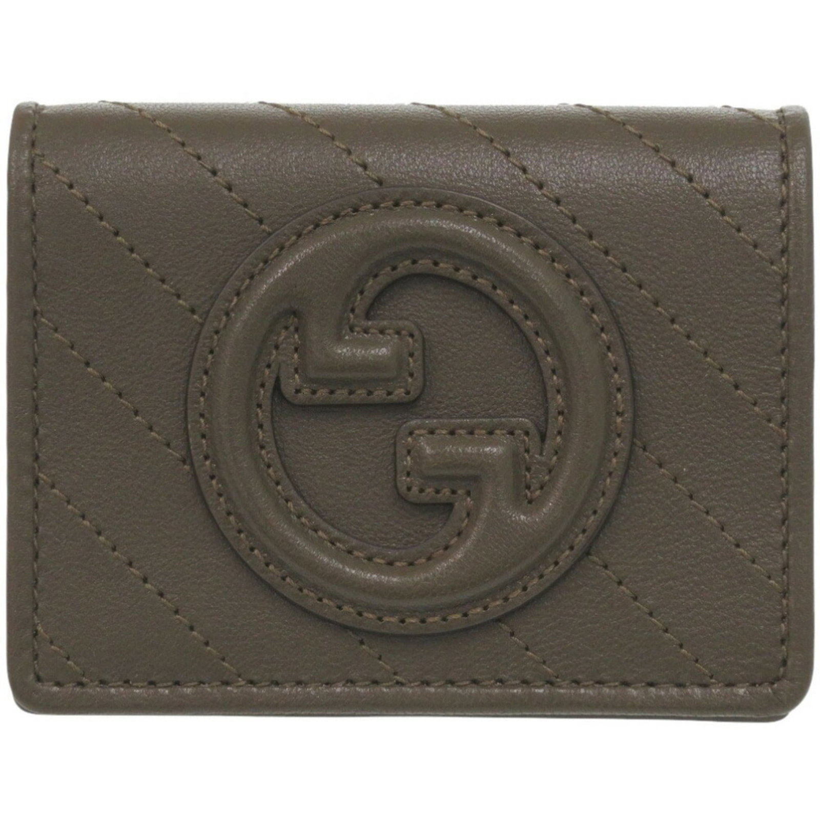 Gucci Wallet (Bi-Fold) Leather: Gucci Wallet (Bi-Fold) Leather This Gucci bi-fold leather wallet features the iconic brand's signature style, crafted from high-quality brown leather. Measuring 8cm x 11cm x 2.5cm, it offers a