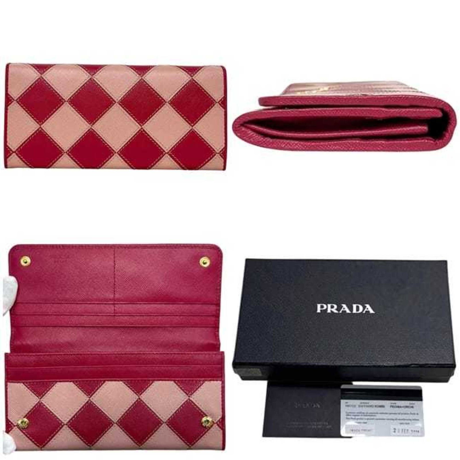 Long Wallet Bi Fold Leather - 3
