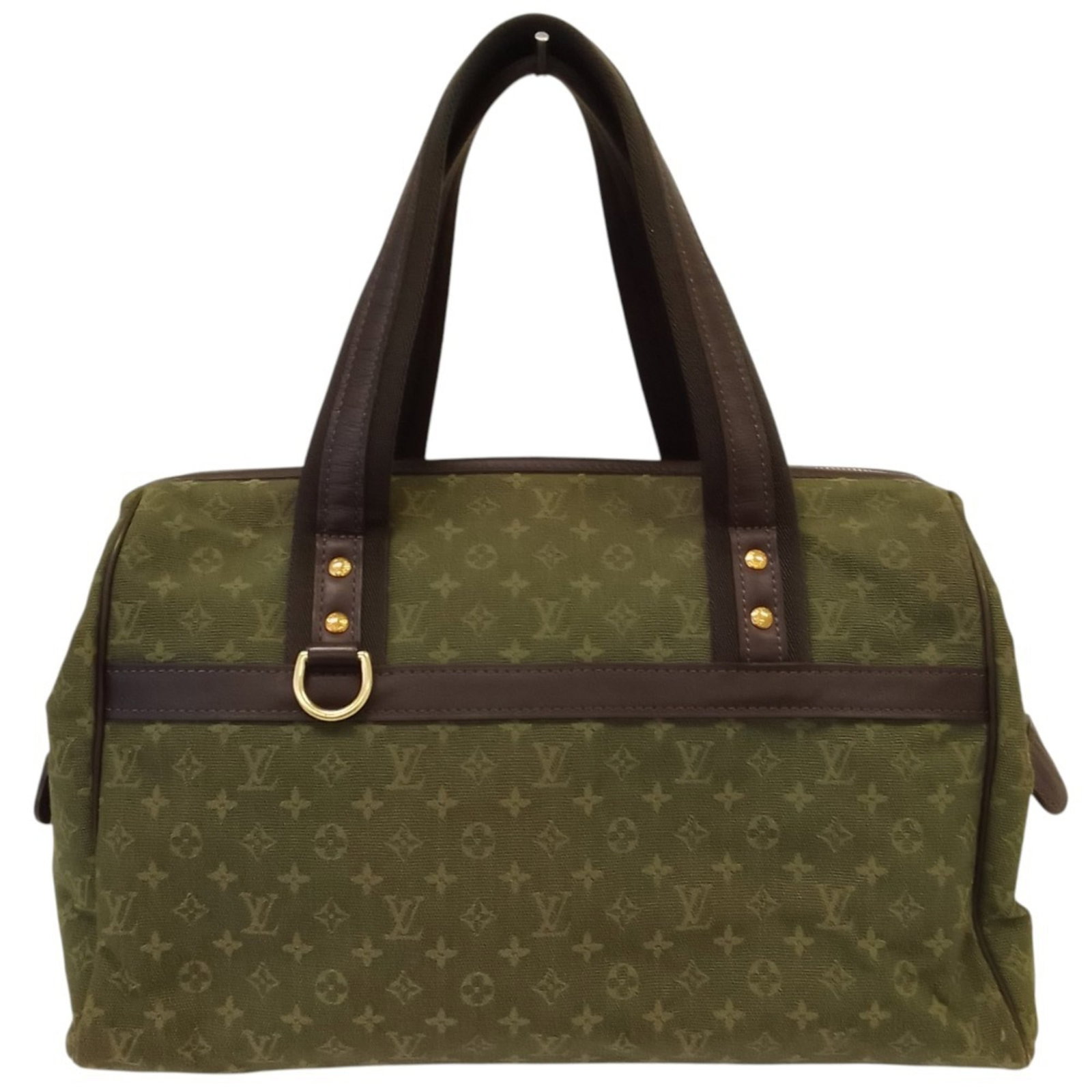 Louis Vuitton Boston Bag: Louis Vuitton Boston Bag The Louis Vuitton Boston Bag is a timeless design, available in both Brown and Khaki colors. Measuring 24cm x 32.5cm x 15cm, it offers a compact size with a signature