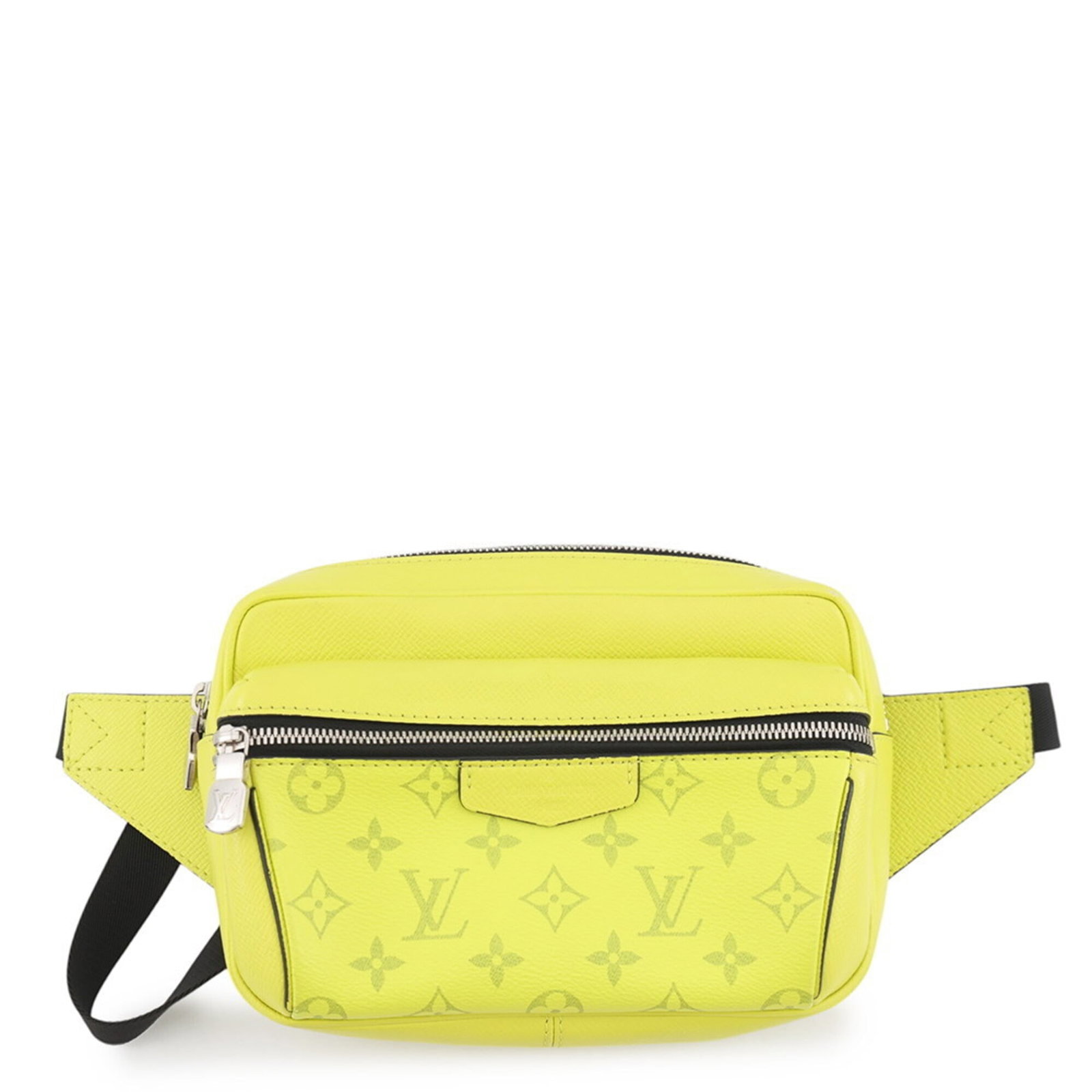 Louis Vuitton Bag Sling Taigarama: Louis Vuitton Bag Sling Taigarama The Louis Vuitton Bag Sling Taigarama boasts sleek, silver hardware and a vibrant Jaune color. With its adjustable strap length and sturdy zipper closure, this
