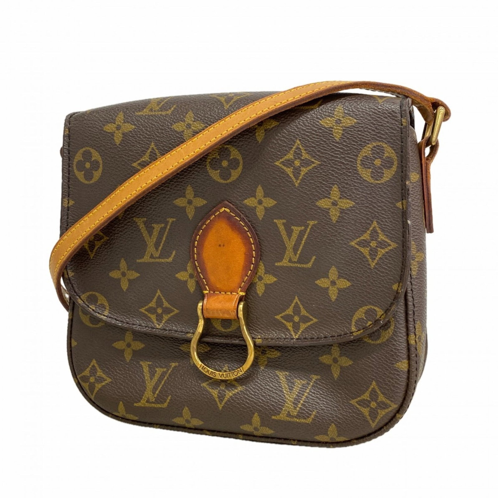 Louis Vuitton Shoulder Bag: Louis Vuitton Shoulder Bag Brown Louis Vuitton Shoulder Bag. Made in the iconic M51244 style, this bag features a classic design with clean lines and a timeless look. With its compact size and sturdy