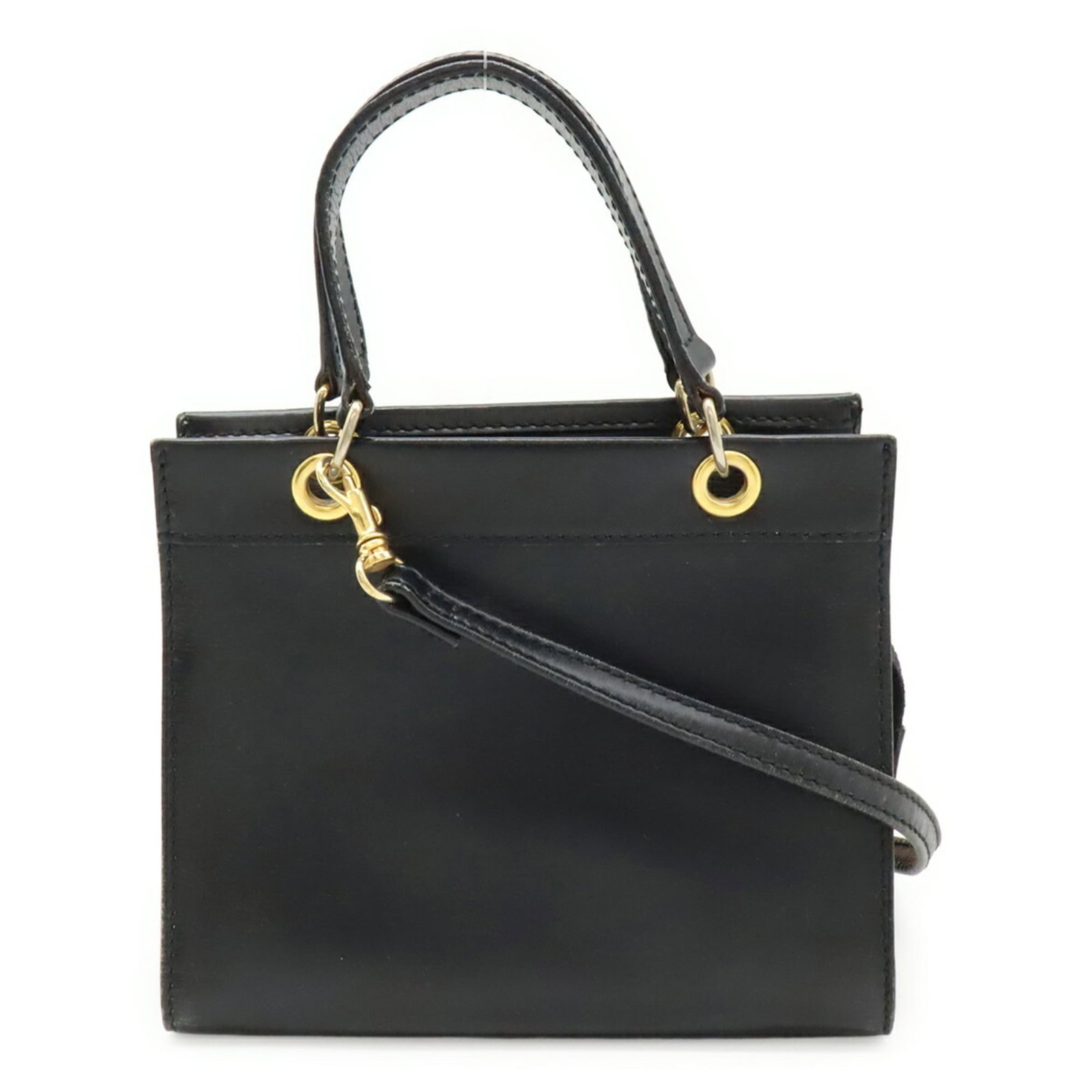 Shoulder Bag Handbag Leather Celine: Shoulder Bag Handbag Leather Celine Black leather shoulder bag from Celine, Italy, with a sleek design and classic style. Measuring 13cm x 15.5cm x 8cm, it features a sturdy leather material and a