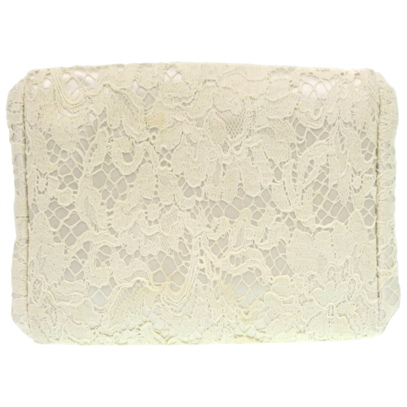 Dolce & Gabbana Clutch Bag Metal Leather: Dolce & Gabbana Clutch Bag Metal Leather Dolce & Gabbana's Clutch Bag is crafted from metal and leather, featuring a distinctive mouton design. The off-white color and sleek shape make it a stylish