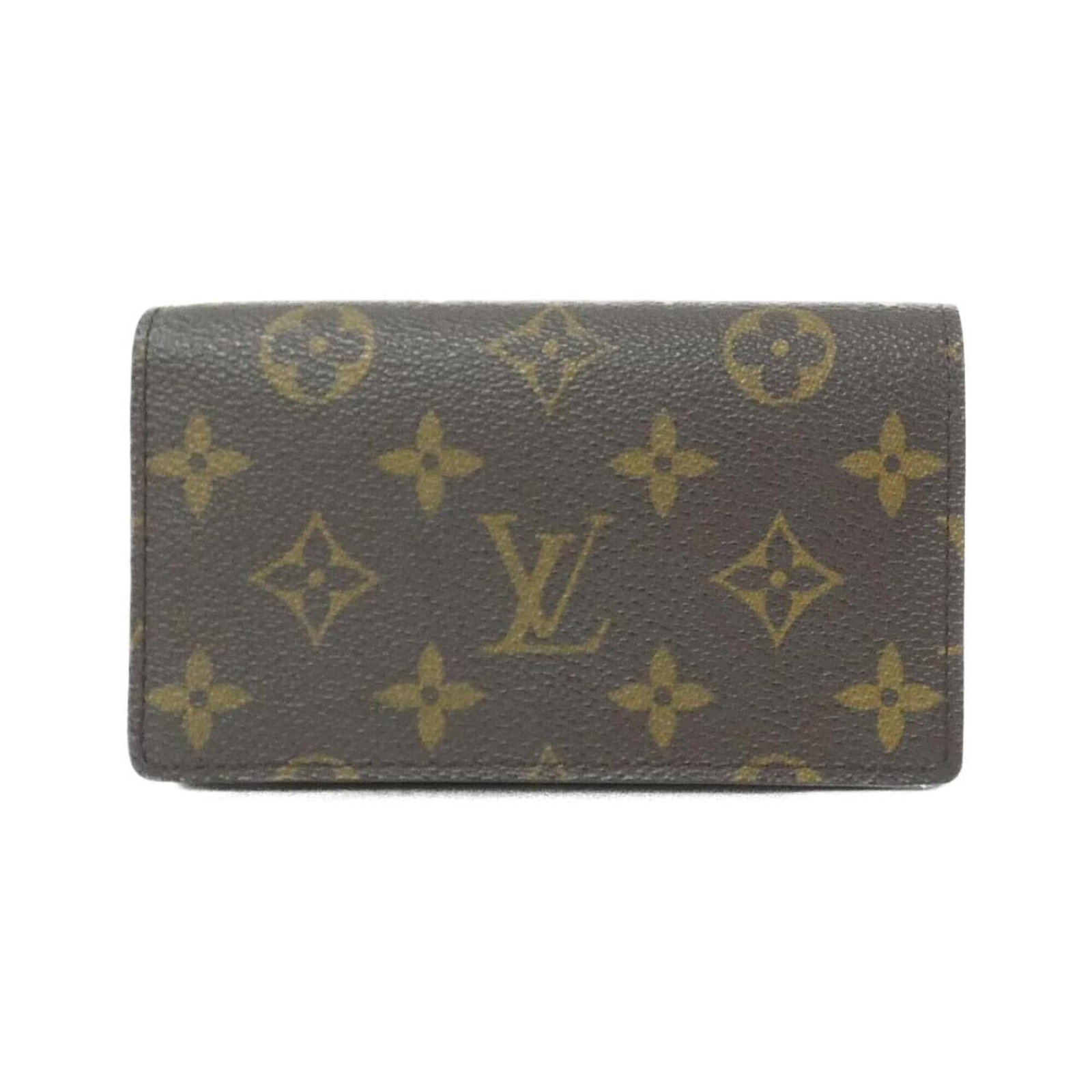 Louis Vuitton Wallet (Bi-Fold) Monogram: Louis Vuitton Wallet (Bi-Fold) Monogram Monogrammed elegance in a compact bi-fold design, this Louis Vuitton wallet boasts the iconic monogram pattern in rich marron tones. Measuring 9cm x 15cm x