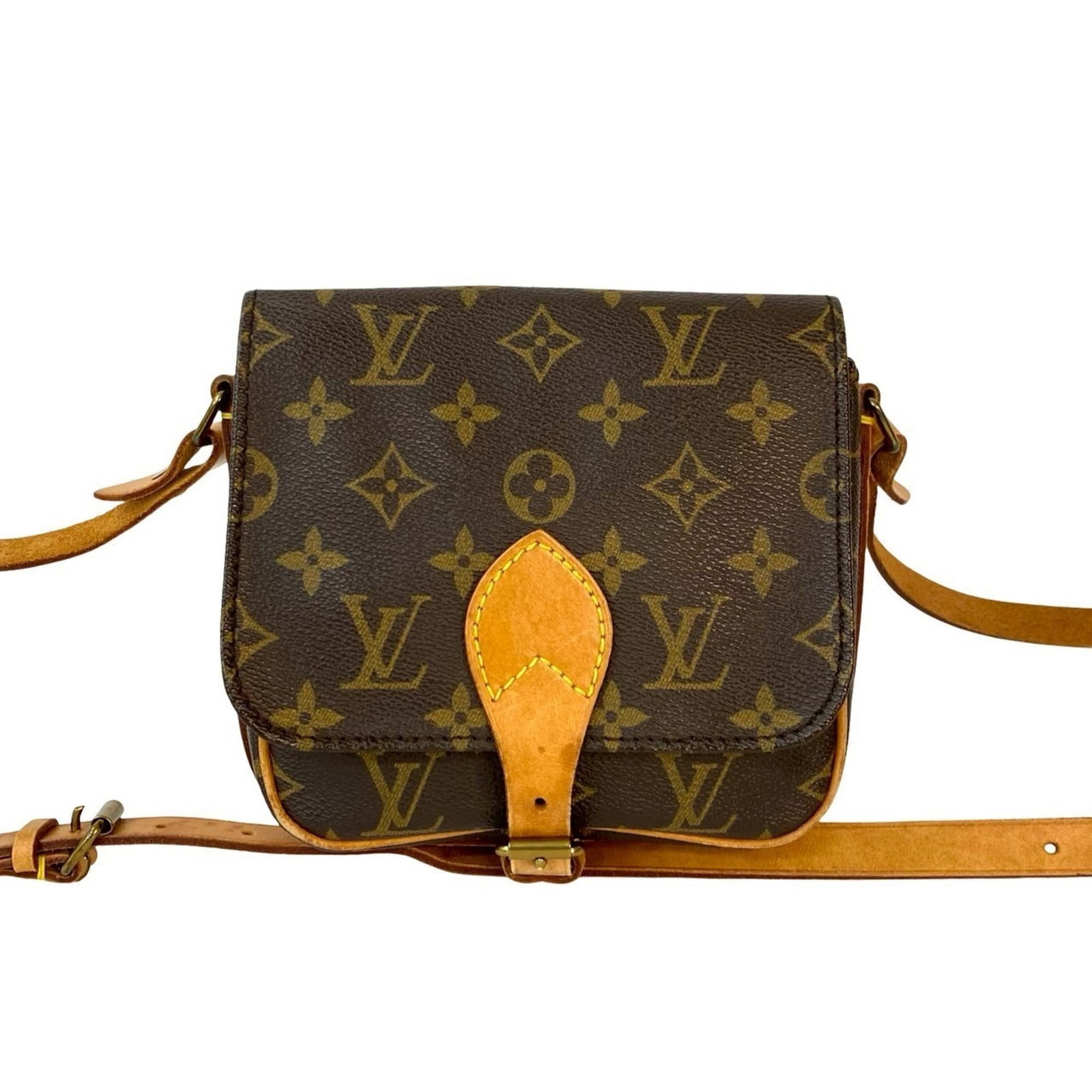Louis Vuitton Pochette Shoulder Bag Pvc Leather: Louis Vuitton Pochette Shoulder Bag Pvc Leather The Louis Vuitton Pochette Shoulder Bag in Brown features a unique combination of PVC and leather materials, offering a distinctive look. Measuring 16cm