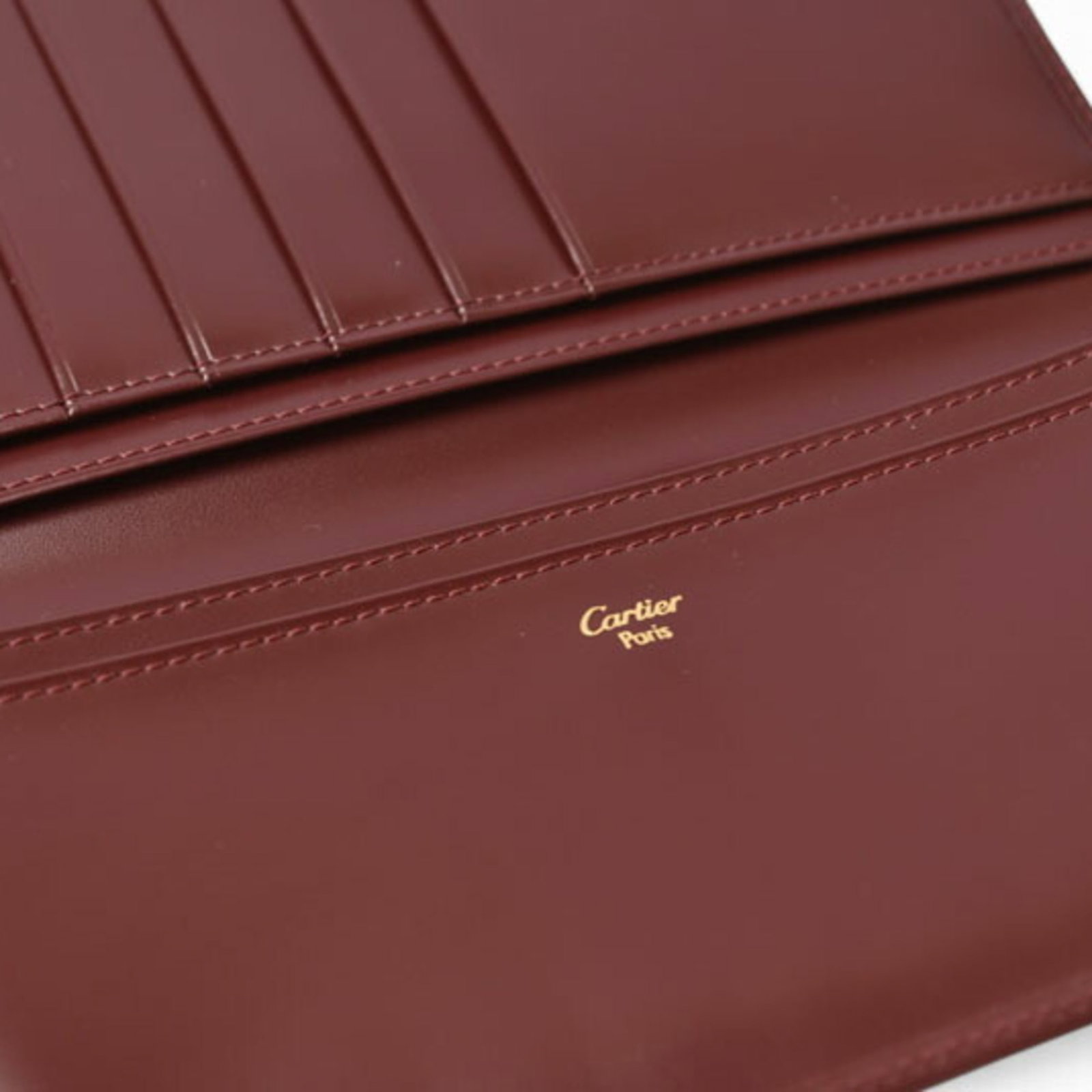 Long Wallet Bi Fold Leather - 5