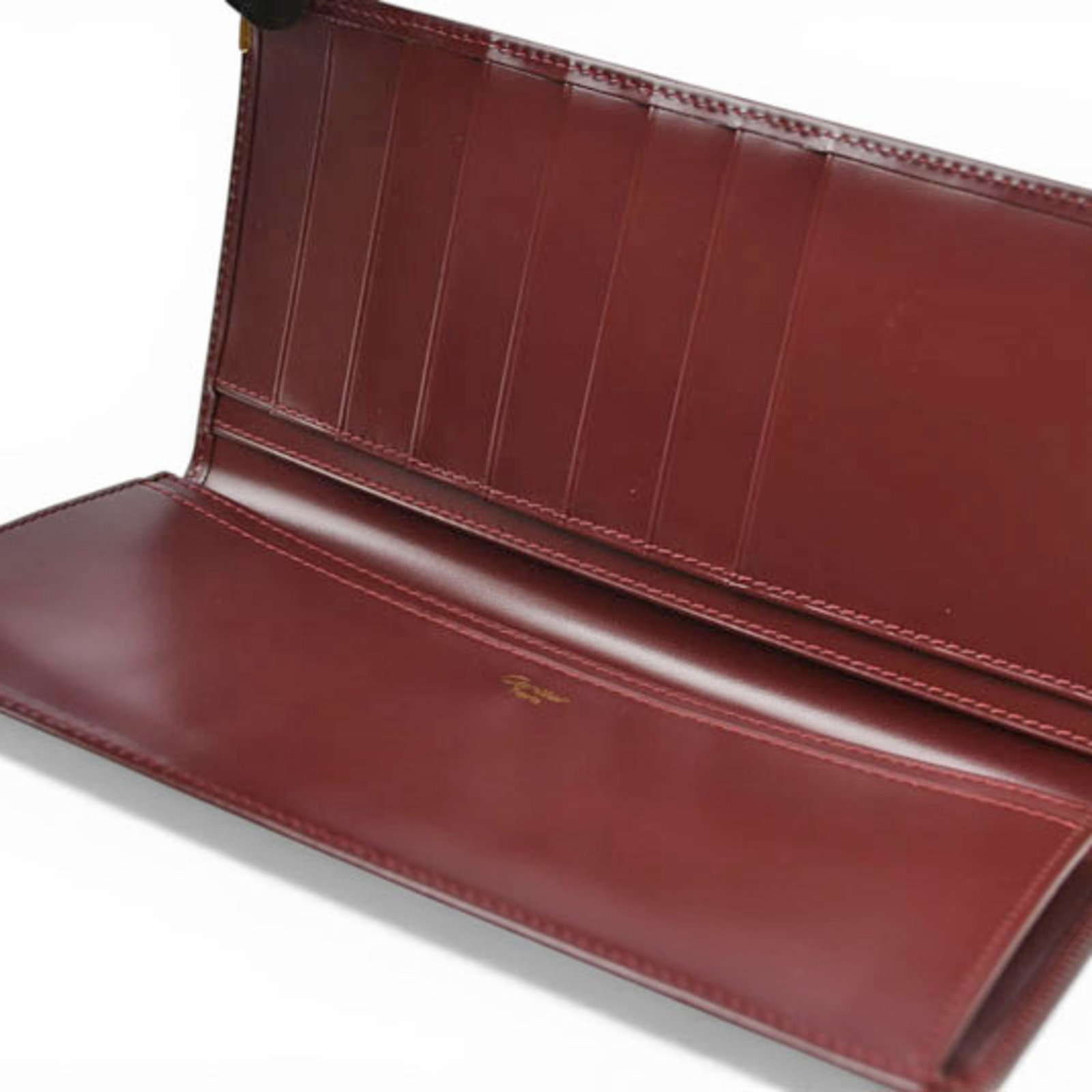 Long Wallet Bi Fold Leather - 6