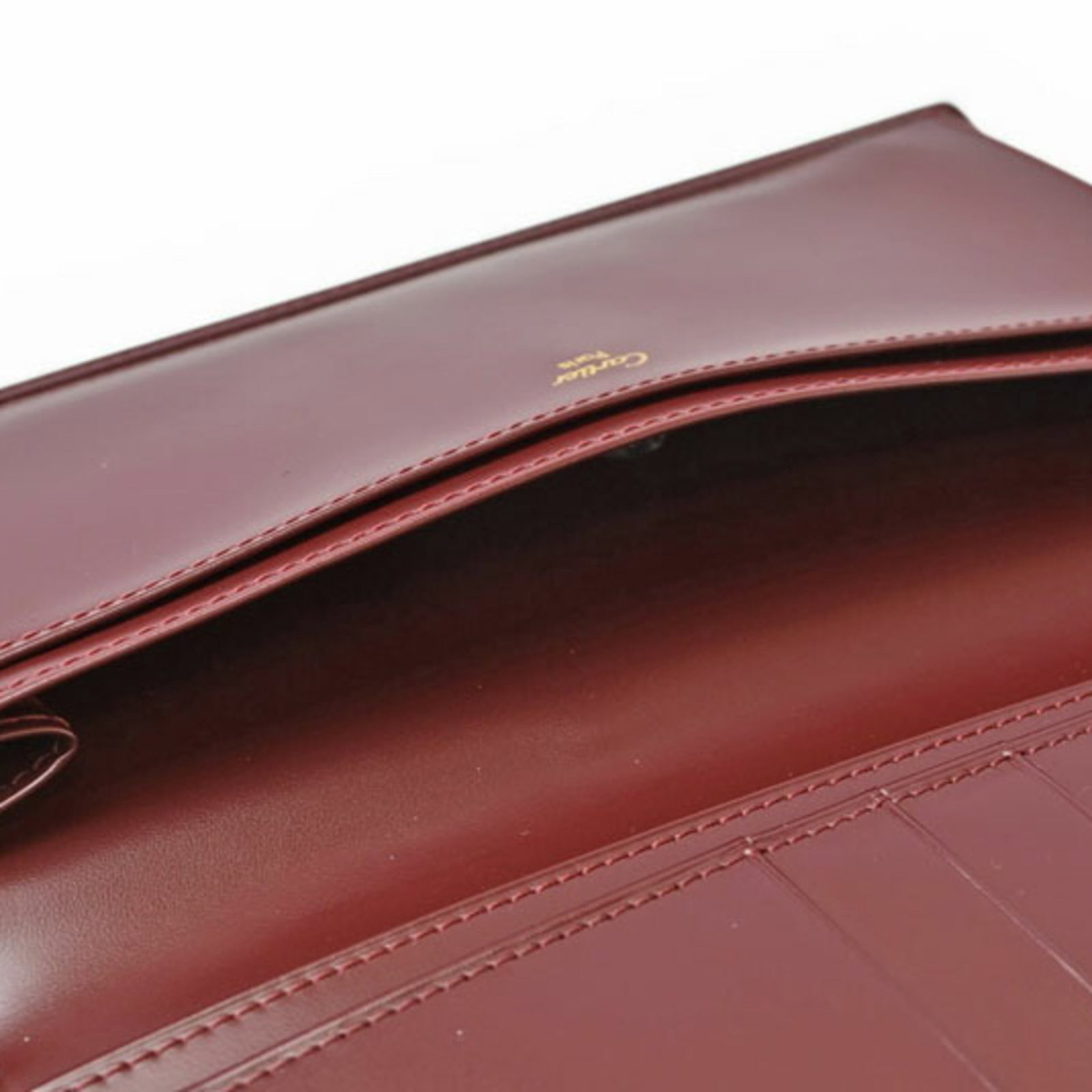 Long Wallet Bi Fold Leather - 7