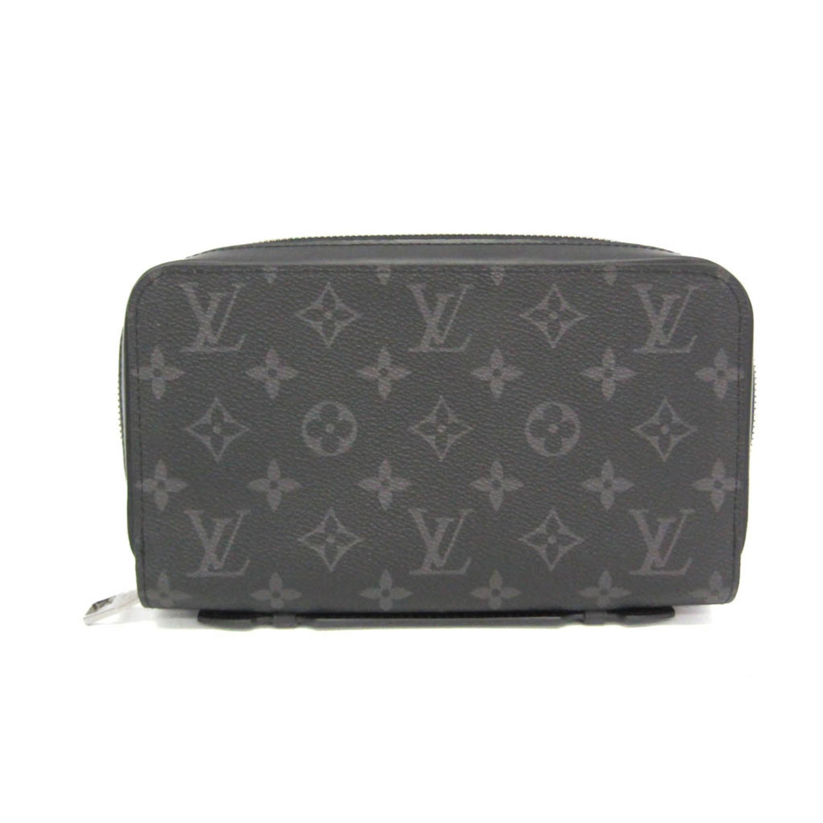 Monogram Eclipse Bi Fold Long Wallet Louis Vuitton: Monogram Eclipse Bi Fold Long Wallet Louis Vuitton Monogram Eclipse Bi Fold Long Wallet Louis Vuitton features a striking black Monogram Eclipse design, complete with a zipper closure and multiple